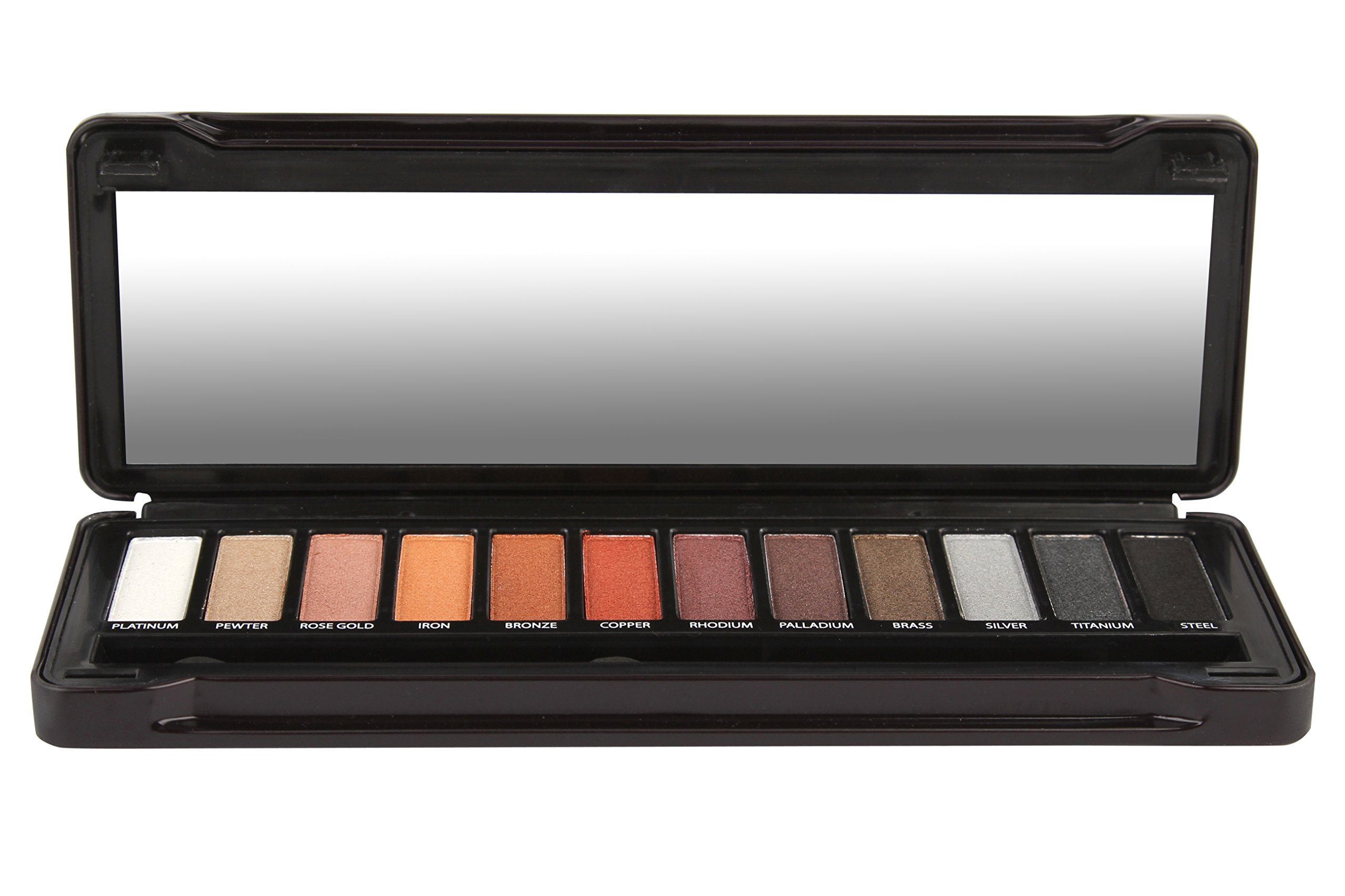 Foto 2 | Paleta De Sombras De Ojos Bys Metals, 12 Tonos Metálicos Con Espejo - Venta Internacional.