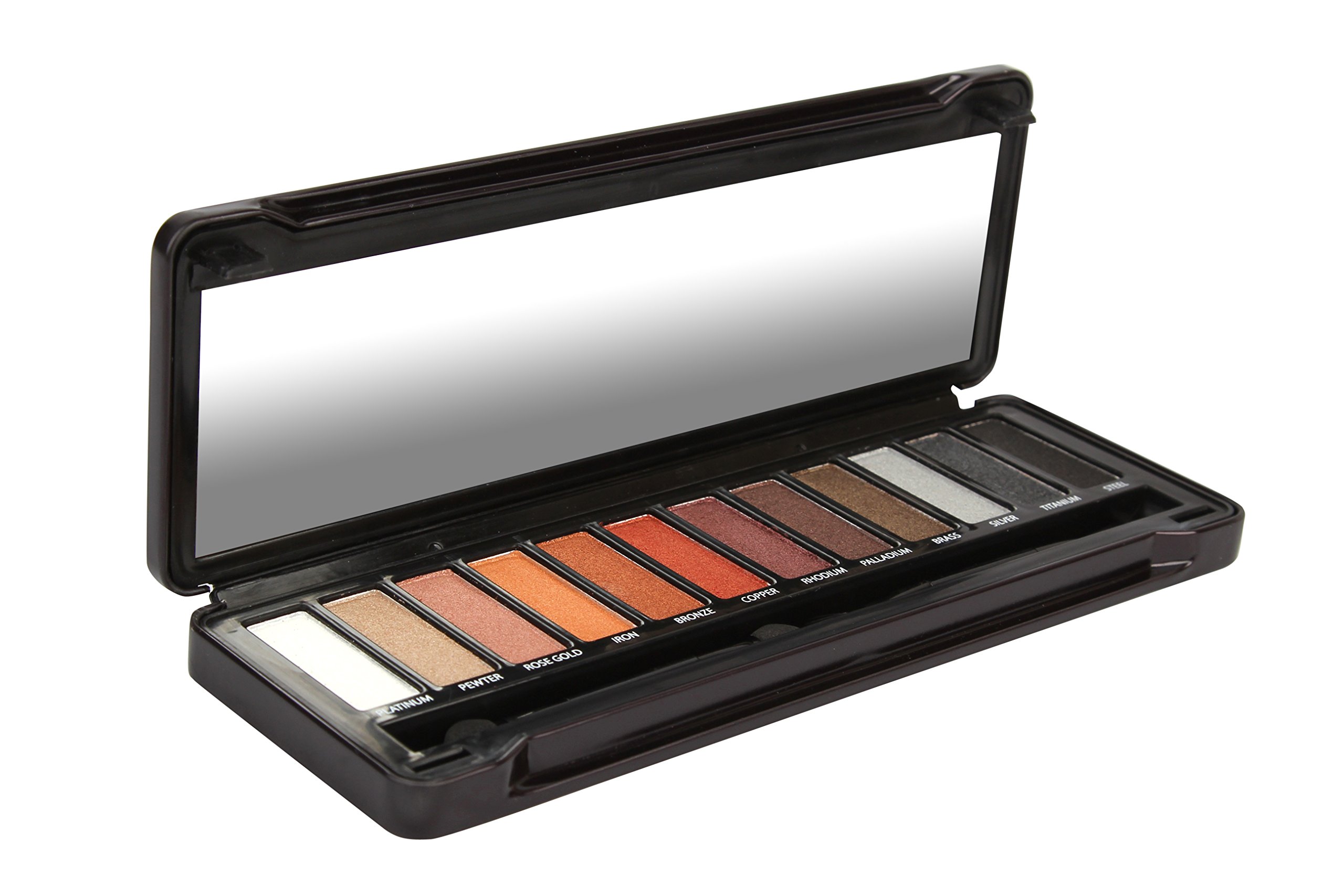 Foto 4 pulgar | Paleta De Sombras De Ojos Bys Metals, 12 Tonos Metálicos Con Espejo - Venta Internacional.