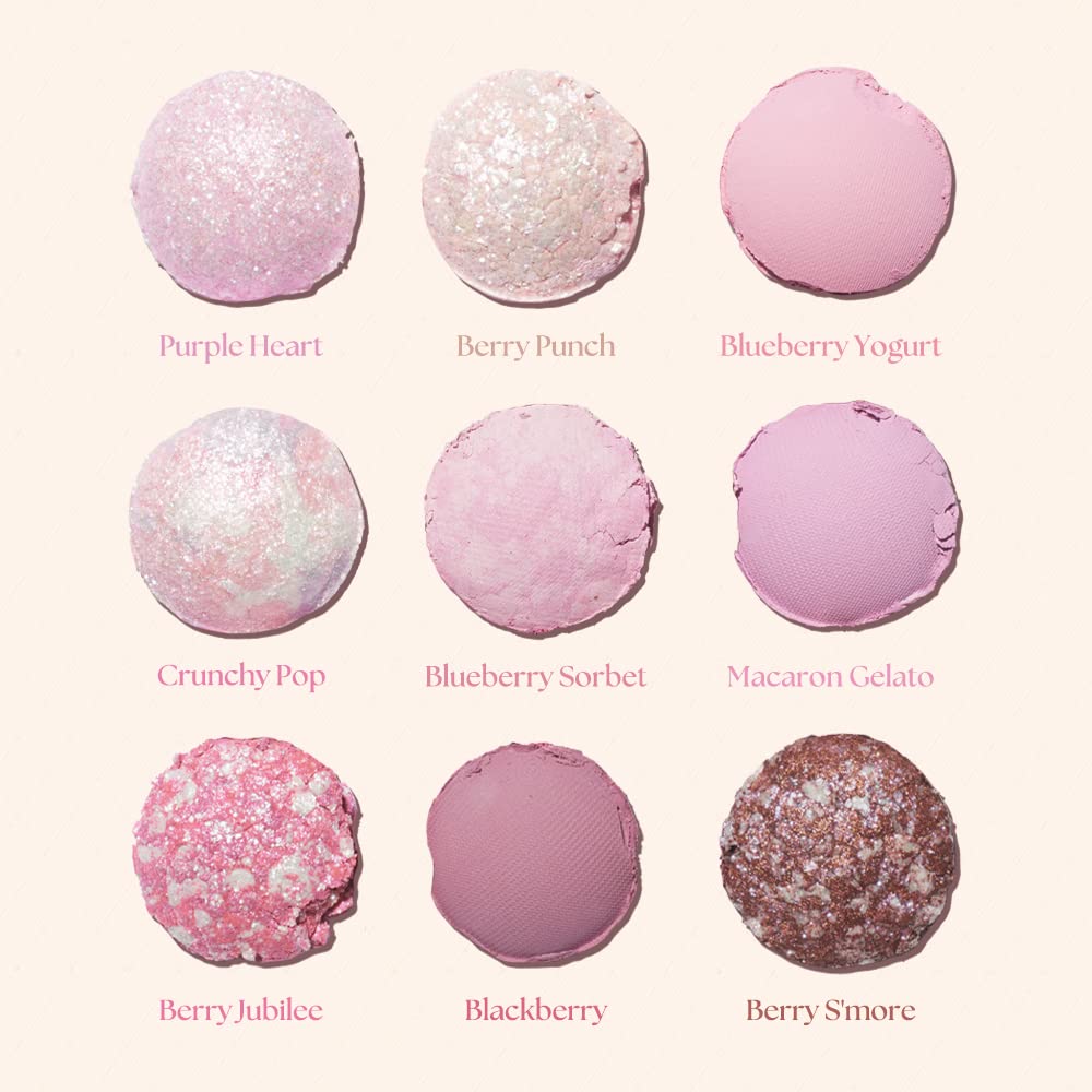 Foto 6 | Paleta De Sombras De Ojos Dasique Shadow Palette #20 Blueberry Sorbet 13g - Venta Internacional.