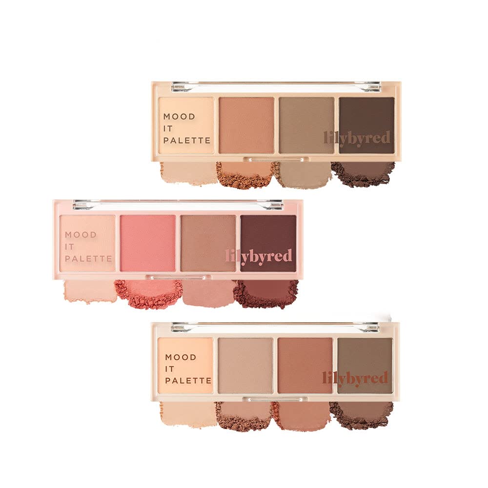 Foto 3 pulgar | Paleta De Sombras De Ojos Lilybyred Mood It Palette Soft Neutral Ash - Venta Internacional.
