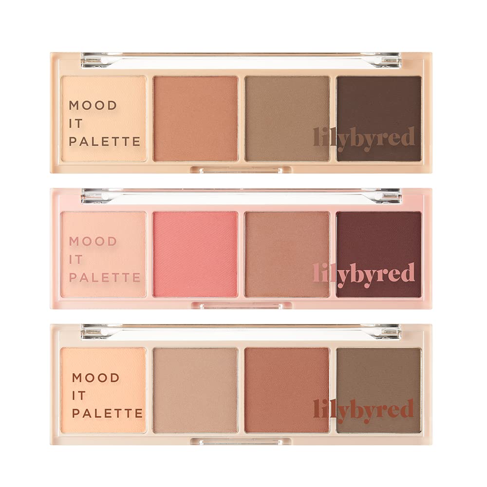 Foto 4 pulgar | Paleta De Sombras De Ojos Lilybyred Mood It Palette Soft Neutral Ash - Venta Internacional.