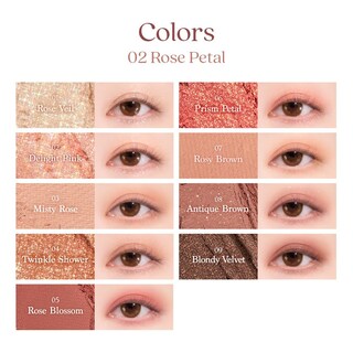 Foto 6 | Paleta De Sombras De Ojos Dasique Shadow Palette #02 Rose Petal - Venta Internacional.
