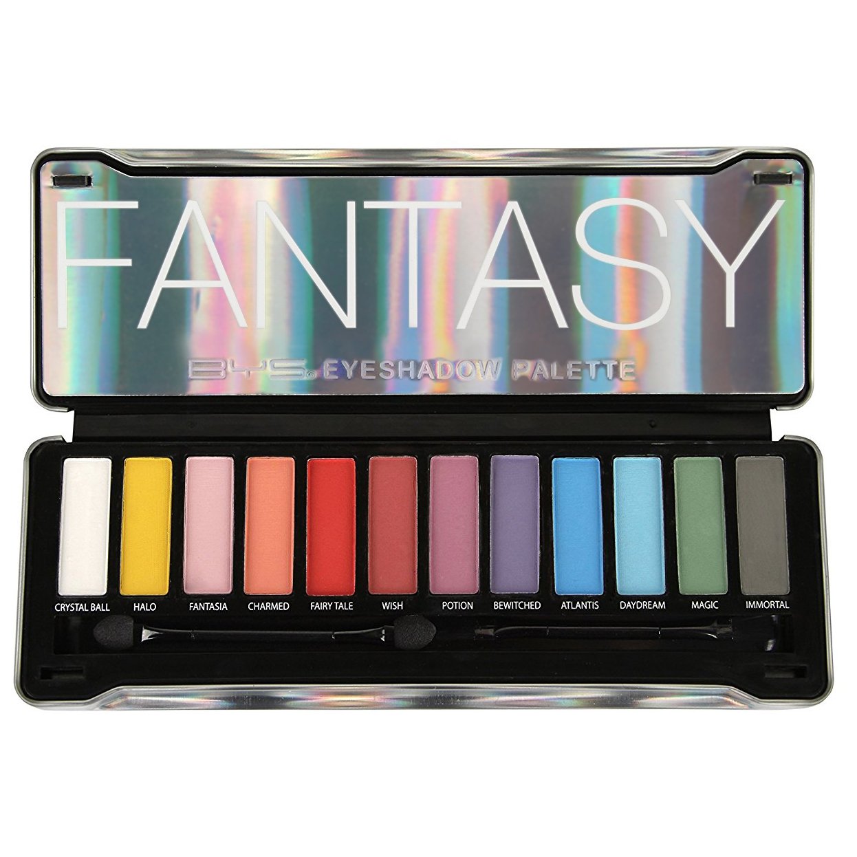 Paleta De Sombras De Ojos Bys Fantasy Matte Neon Con 12 Tonos - Venta Internacional.