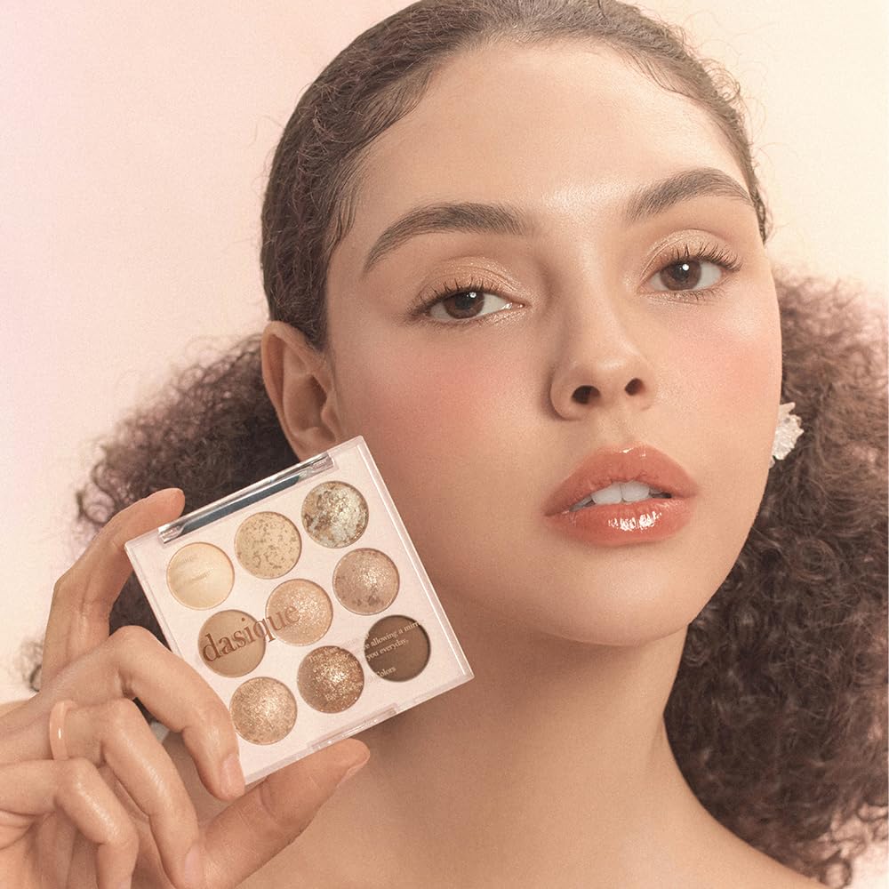 Foto 2 | Paleta De Sombras Dasique Almond Vanilla Vegan Con 9 Tonos - Venta Internacional.