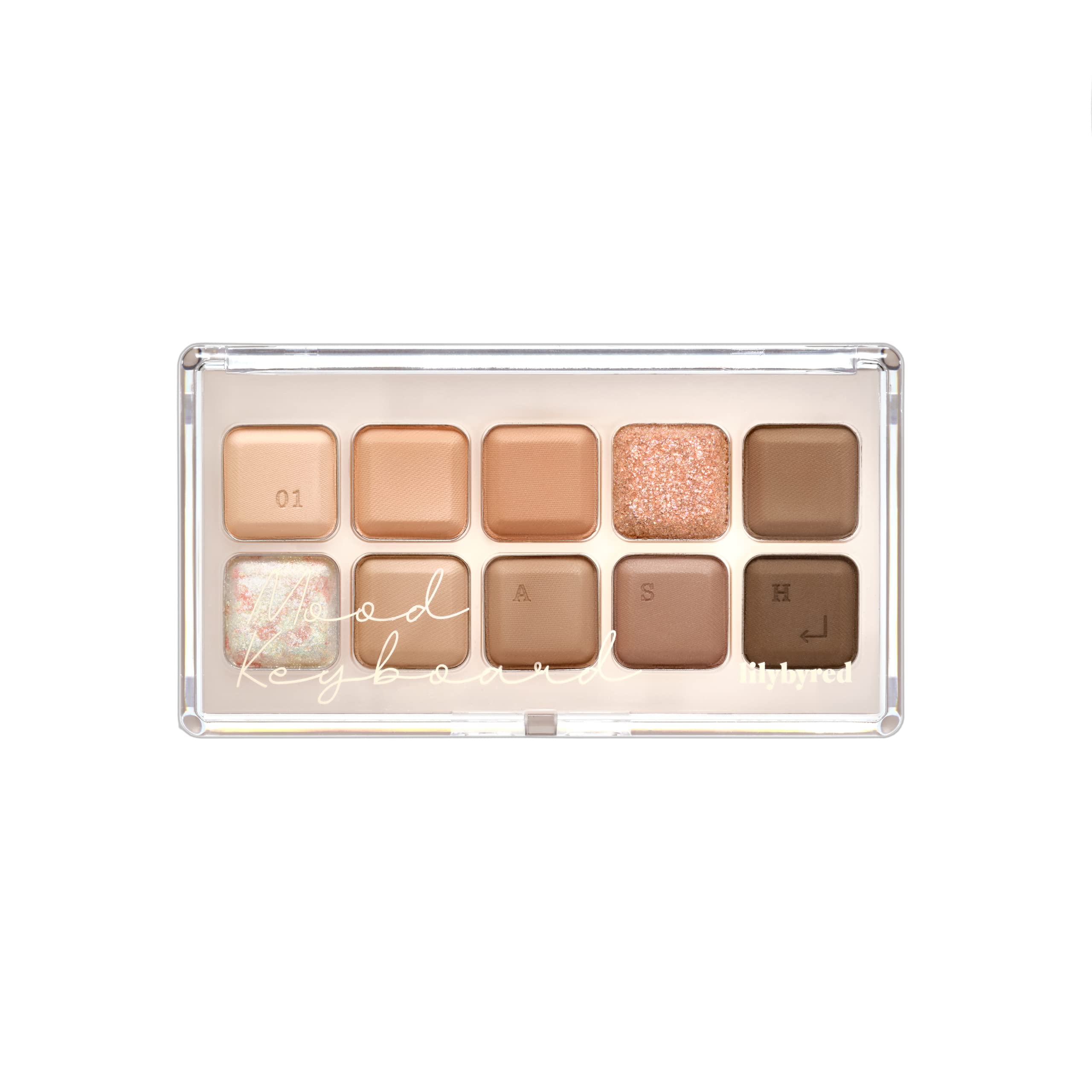 Paleta De Sombras De Ojos Lilybyred Mood Keyboard 01 #ash Cinnamon - Venta Internacional.