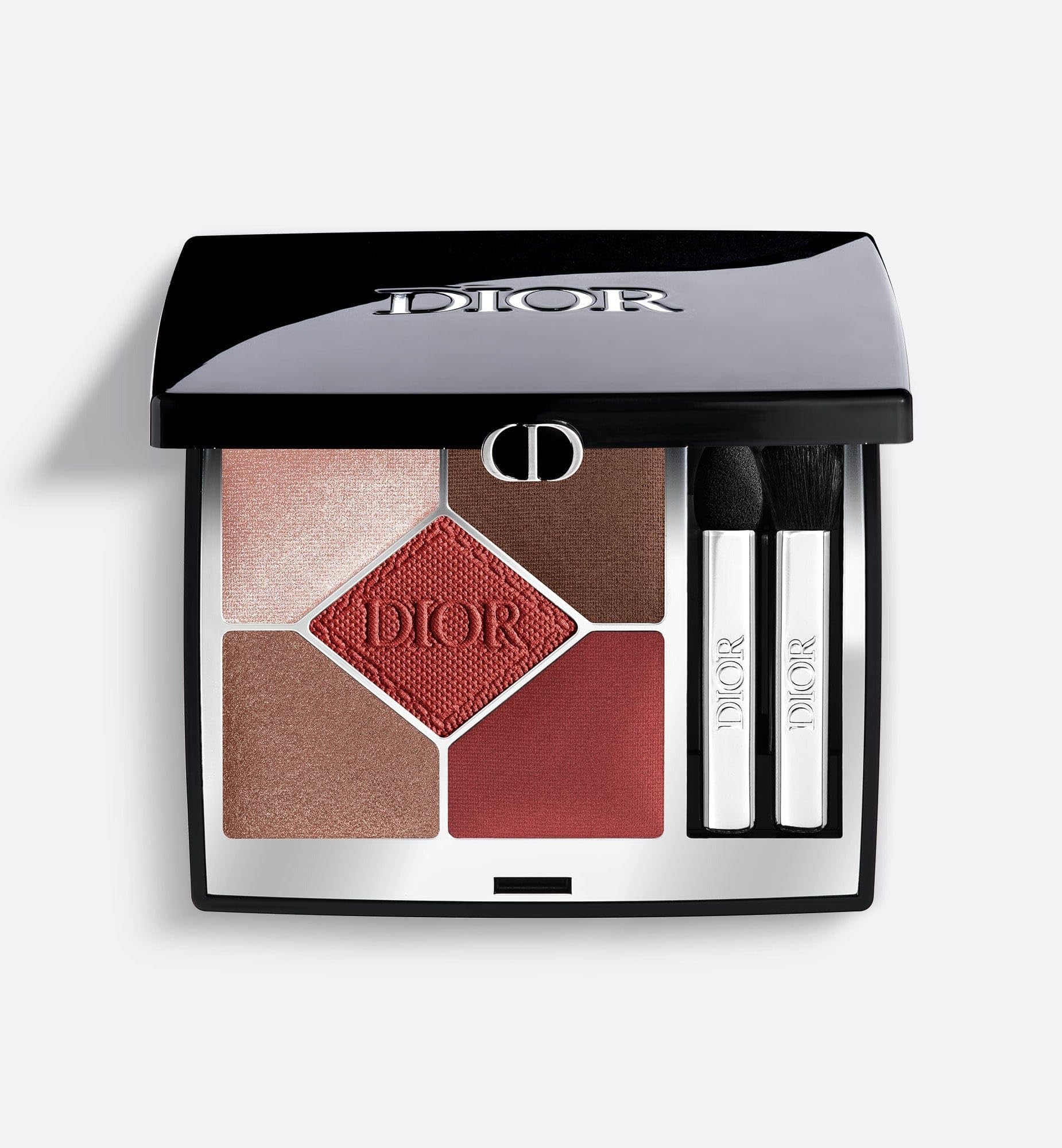 Paleta De Sombras De Ojos Dior Christian 5 Colour Couture (673 Red Tartan) - Venta Internacional.