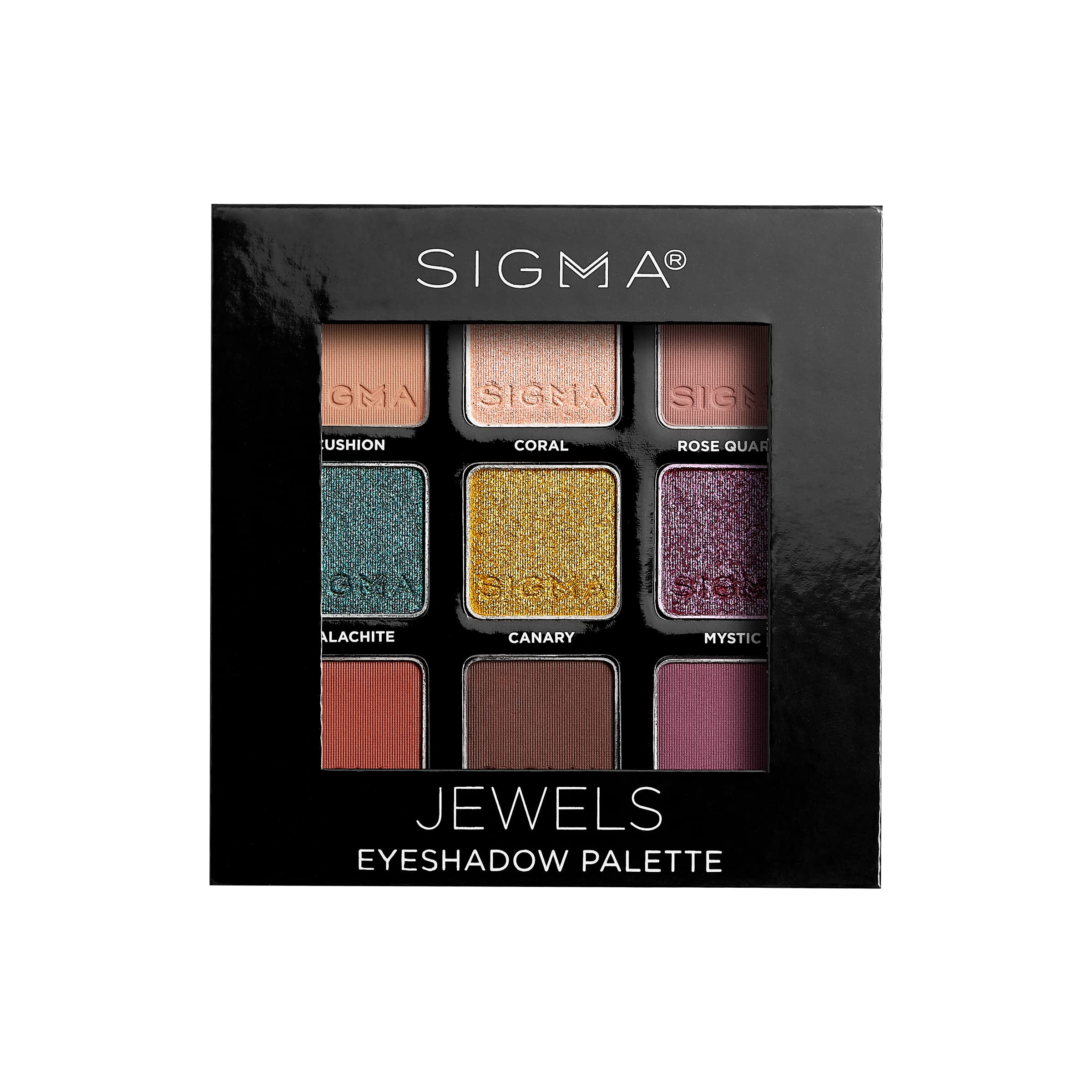 Paleta De Sombras De Ojos Sigma Beauty Jewels Con 9 Tonos - Venta Internacional.