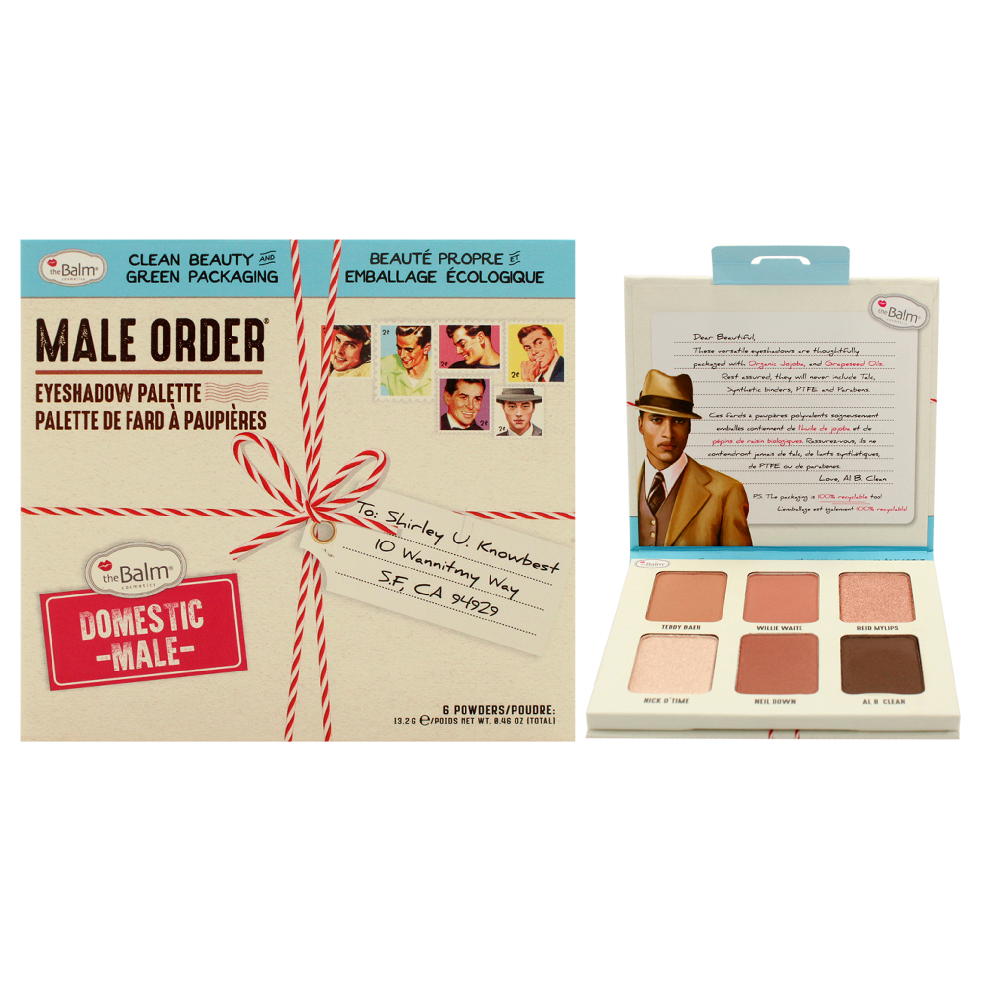 Foto 2 pulgar | Paleta De Sombras De Ojos The Balm Male Order Domestic 13 Ml - Venta Internacional.