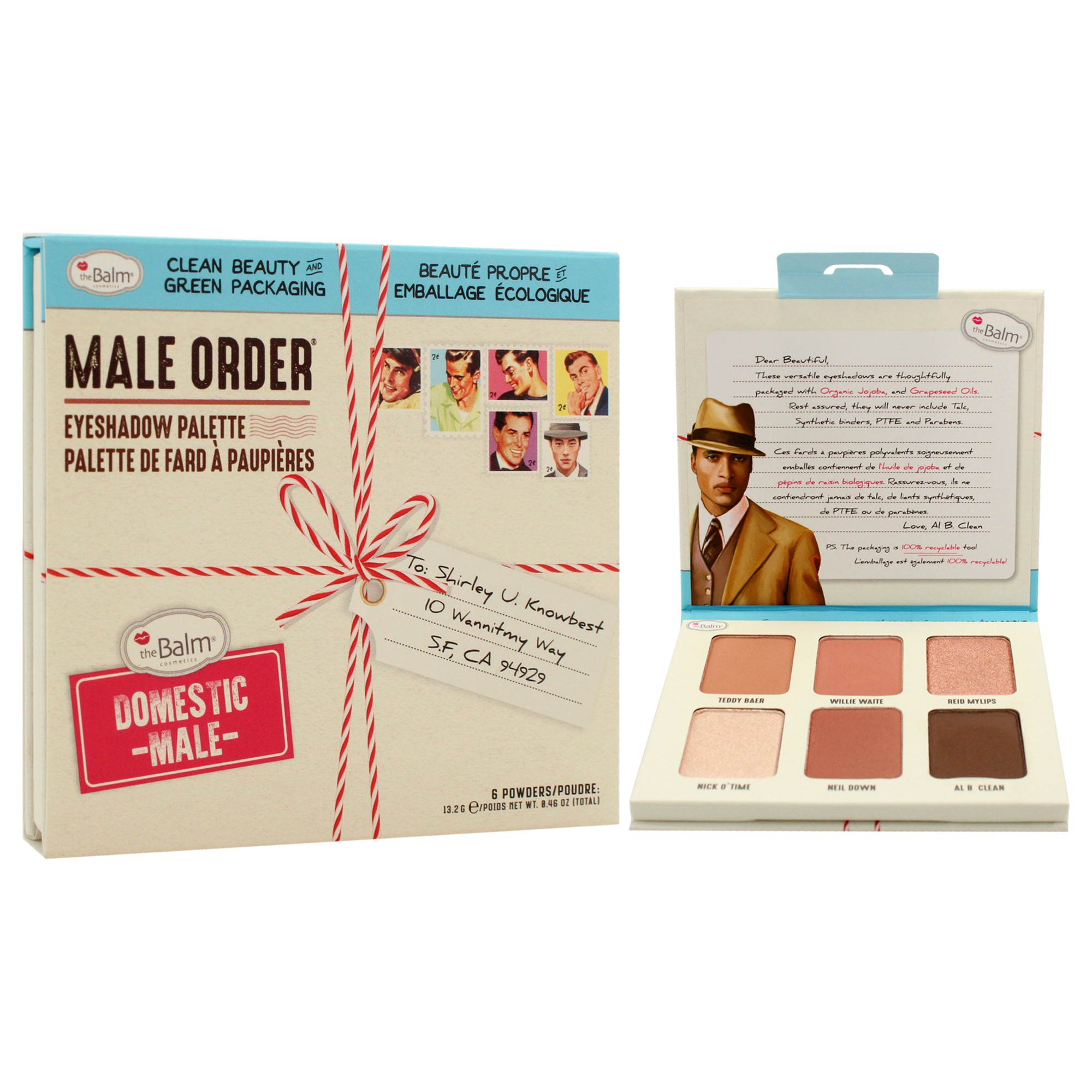 Foto 4 pulgar | Paleta De Sombras De Ojos The Balm Male Order Domestic 13 Ml - Venta Internacional.