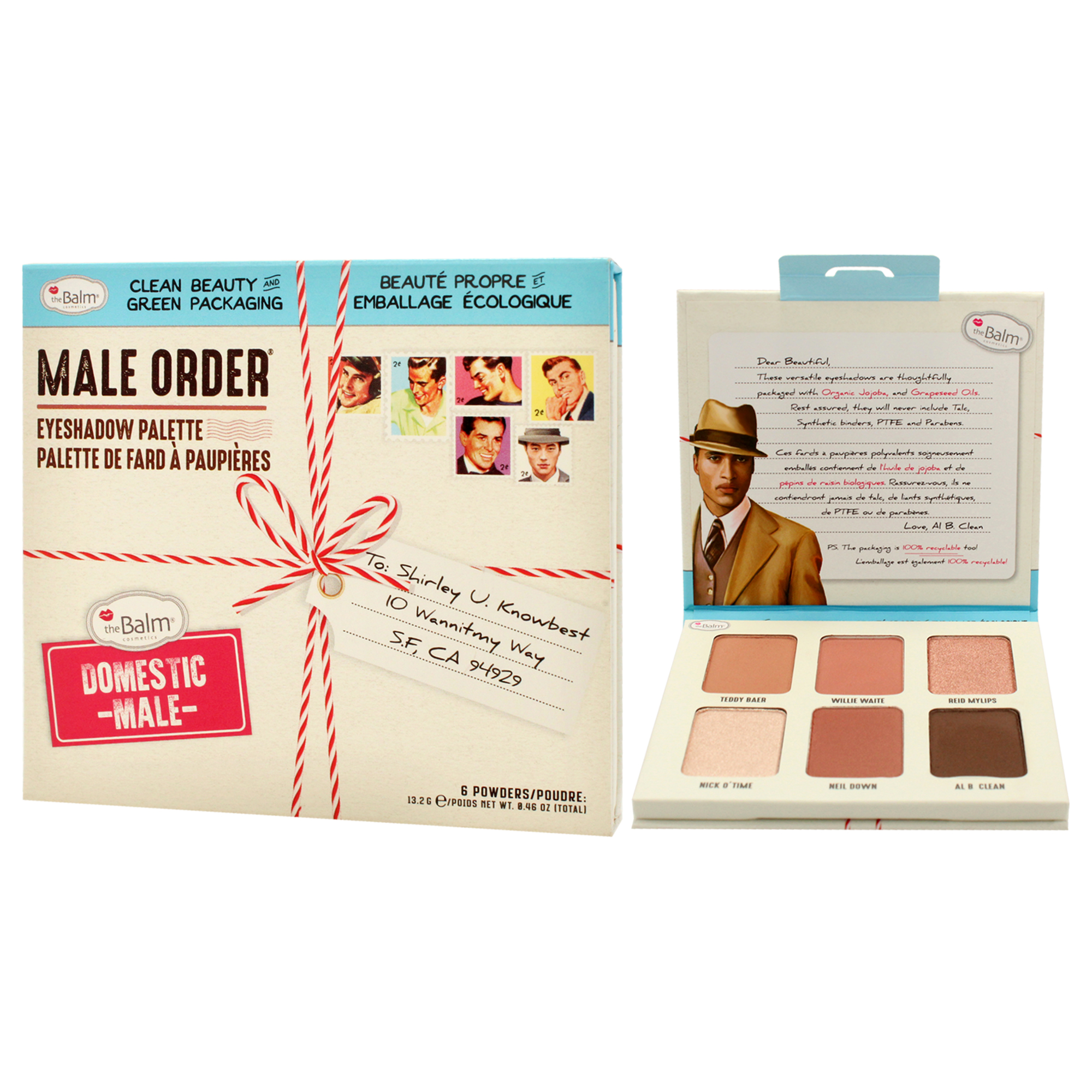 Foto 5 pulgar | Paleta De Sombras De Ojos The Balm Male Order Domestic 13 Ml - Venta Internacional.