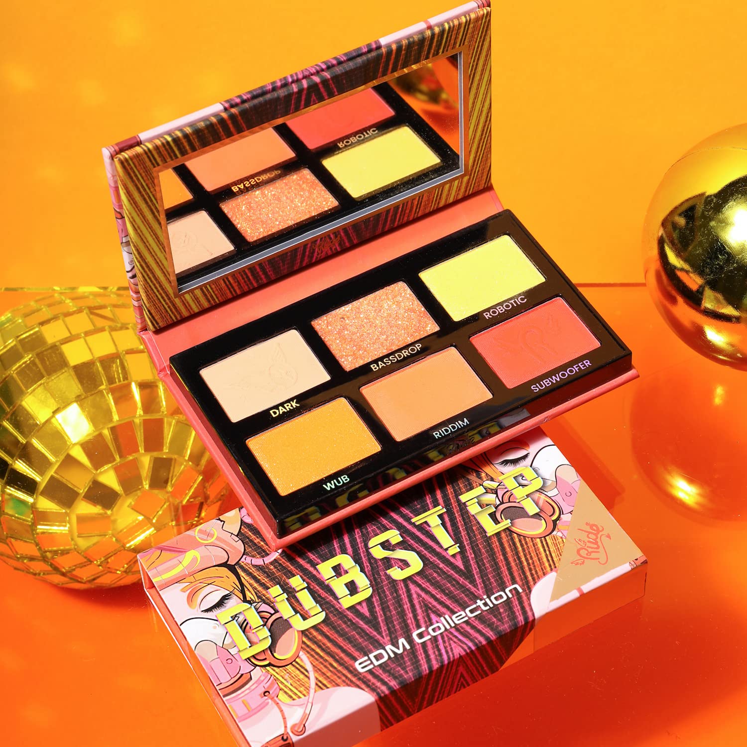 Foto 3 pulgar | Sombra De Ojos Rude Cosmetics Edm Collection Dubstep, 6 Ml, Para Mujer - Venta Internacional.