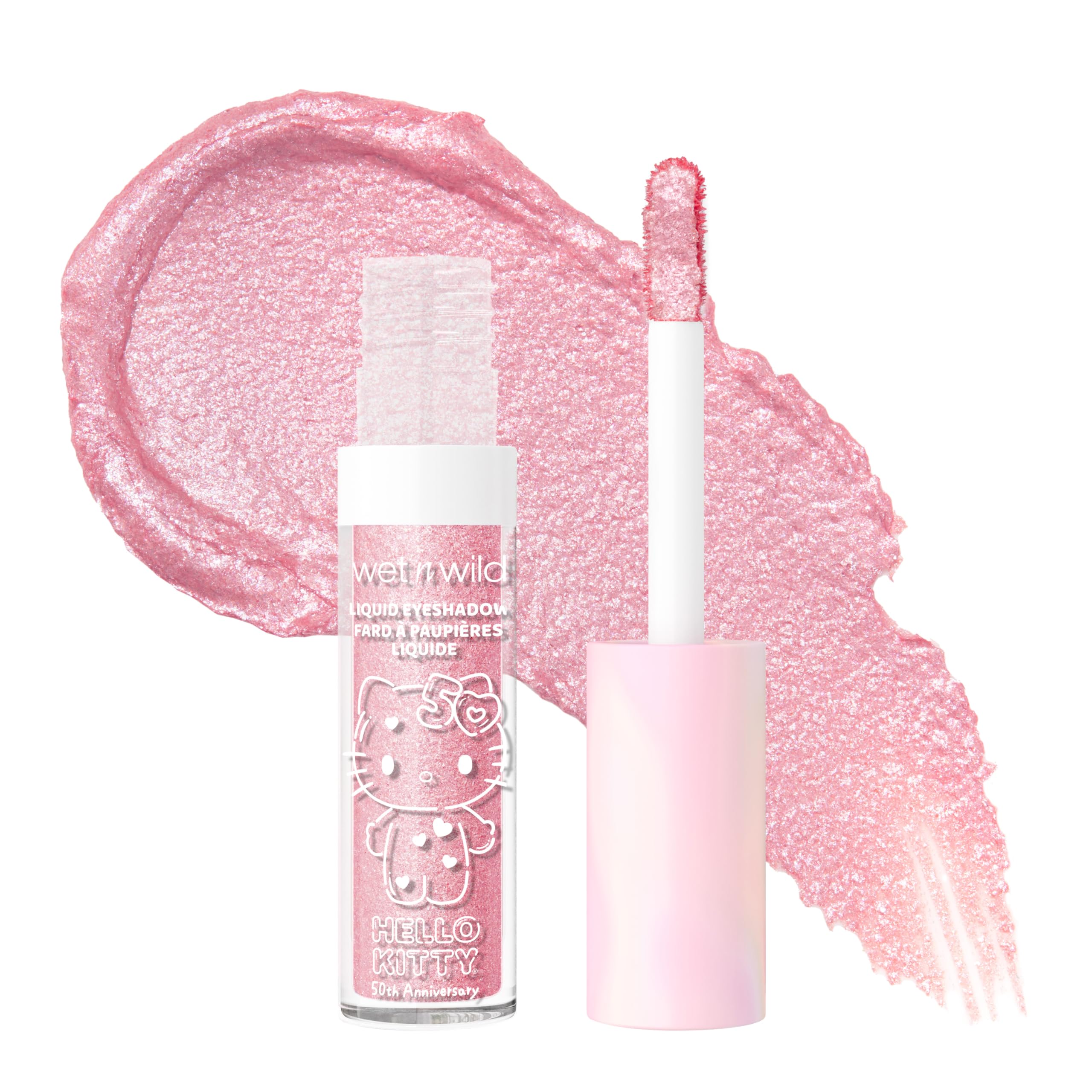 Foto 1 | Sombra De Ojos Líquida Húmeda Y Salvaje Hello Kitty Shimmery Pink - Venta Internacional.