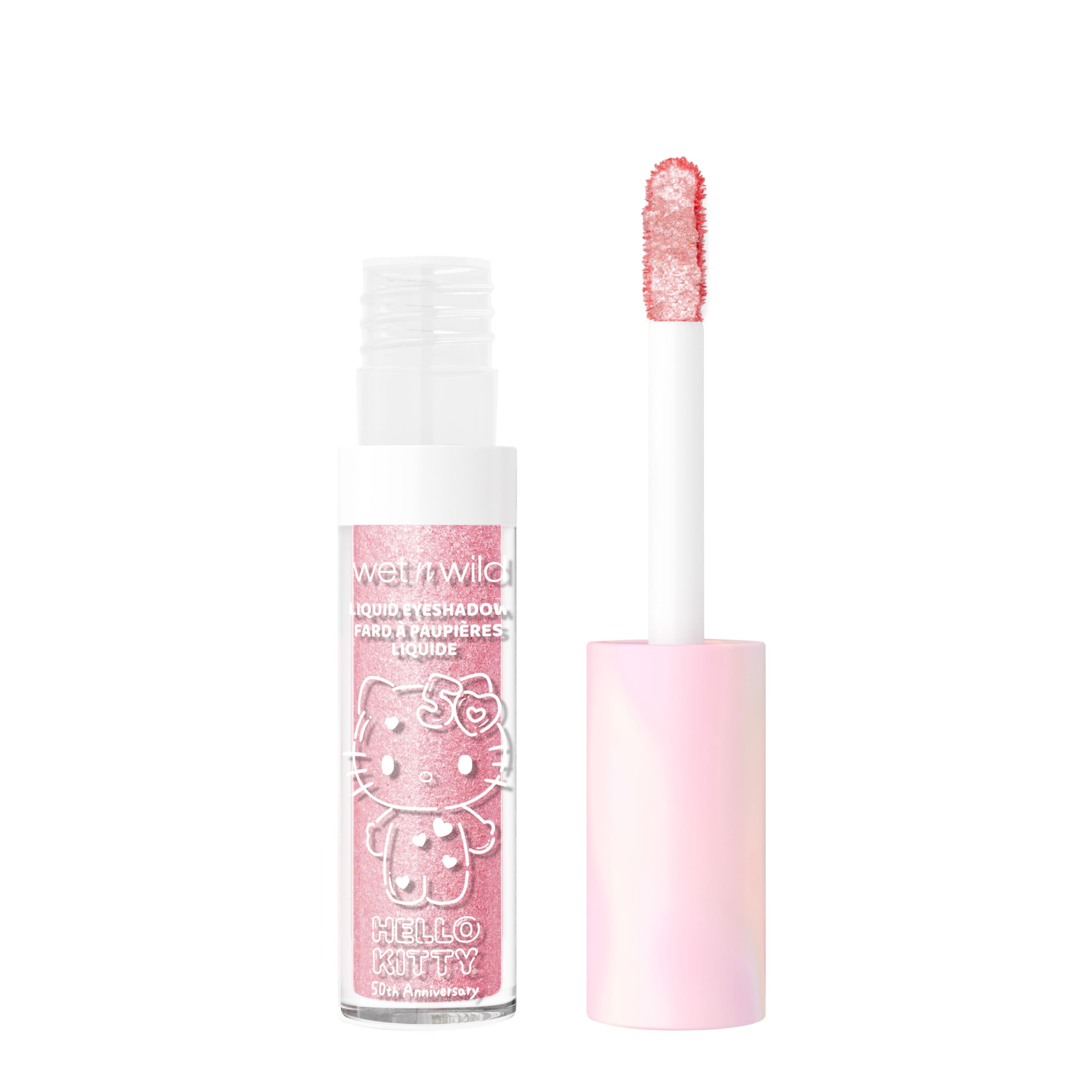 Foto 3 | Sombra De Ojos Líquida Húmeda Y Salvaje Hello Kitty Shimmery Pink - Venta Internacional.