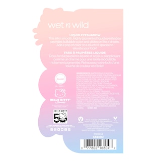 Foto 5 | Sombra De Ojos Líquida Húmeda Y Salvaje Hello Kitty Shimmery Pink - Venta Internacional.