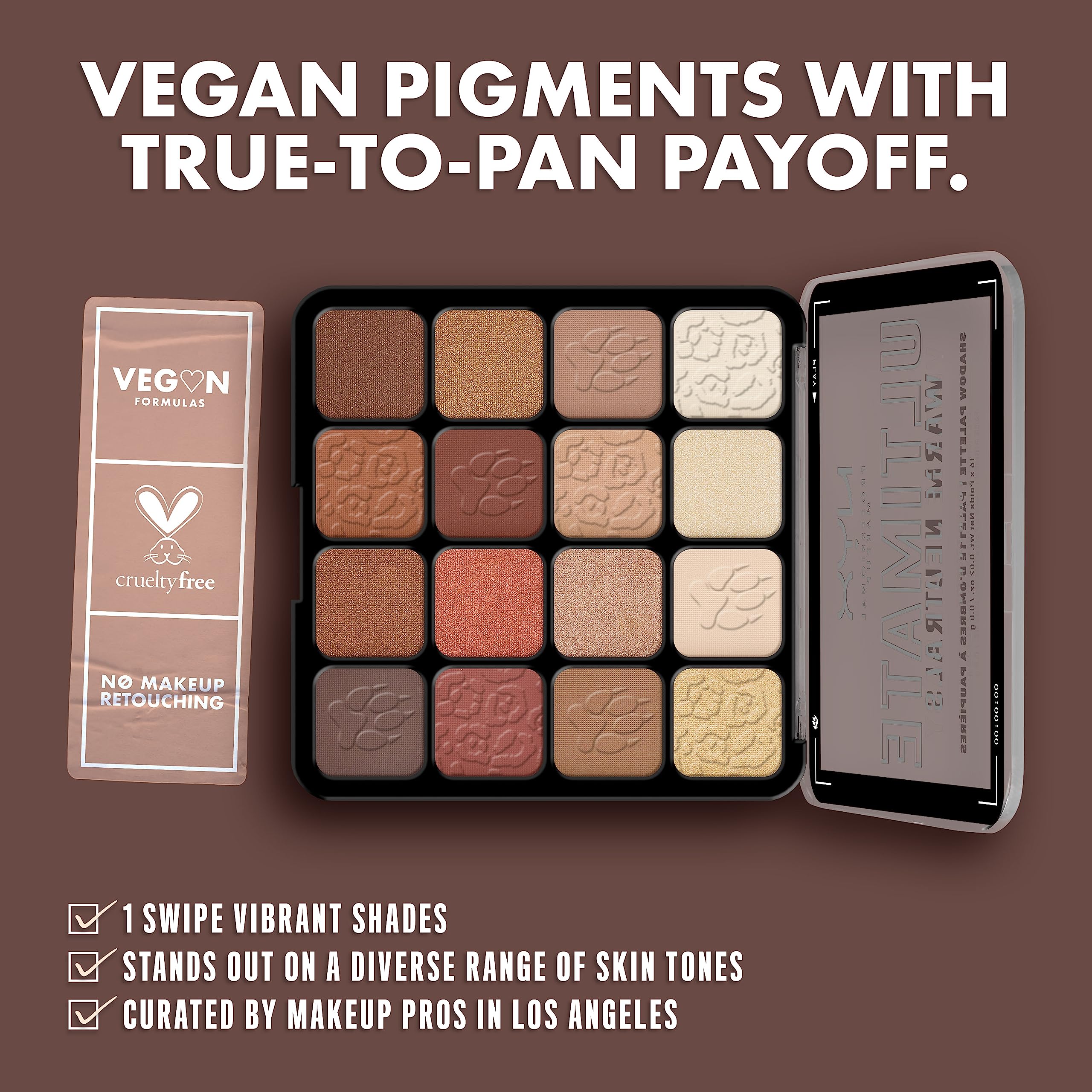 Foto 5 pulgar | Paleta De Sombras De Ojos Nyx Professional Makeup Ultimate Shadow - Venta Internacional.