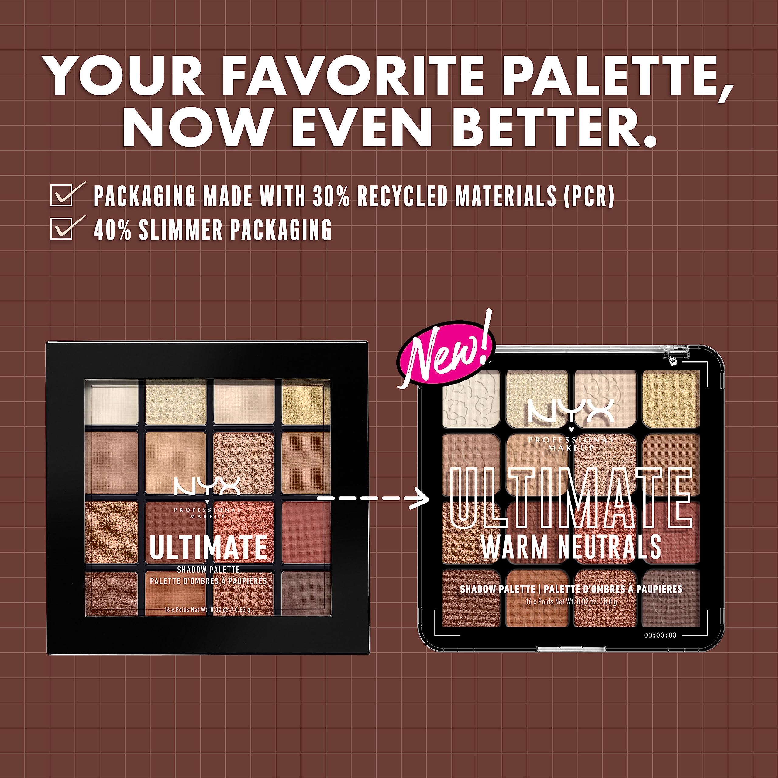 Foto 8 pulgar | Paleta De Sombras De Ojos Nyx Professional Makeup Ultimate Shadow - Venta Internacional.