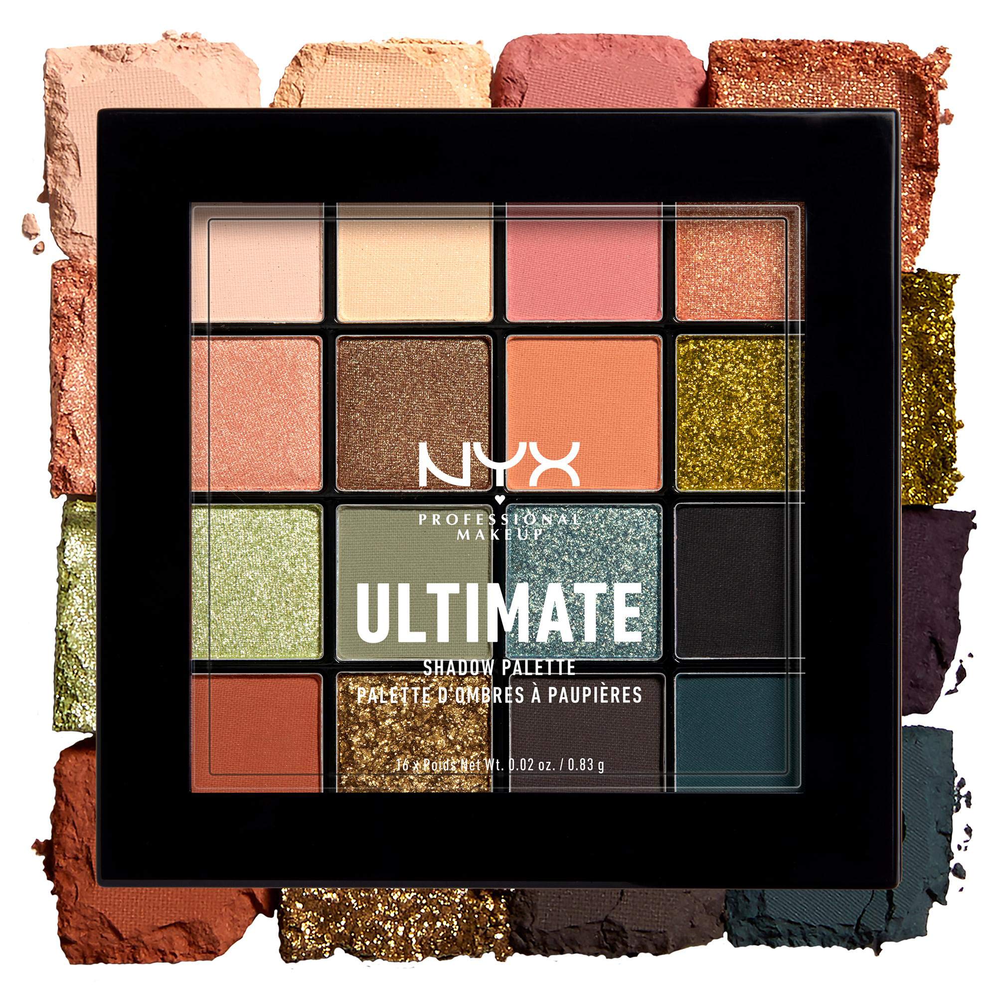 Foto 5 pulgar | Paleta De Sombras De Ojos Nyx Professional Ultimate Utopia 16 Tonos - Venta Internacional.