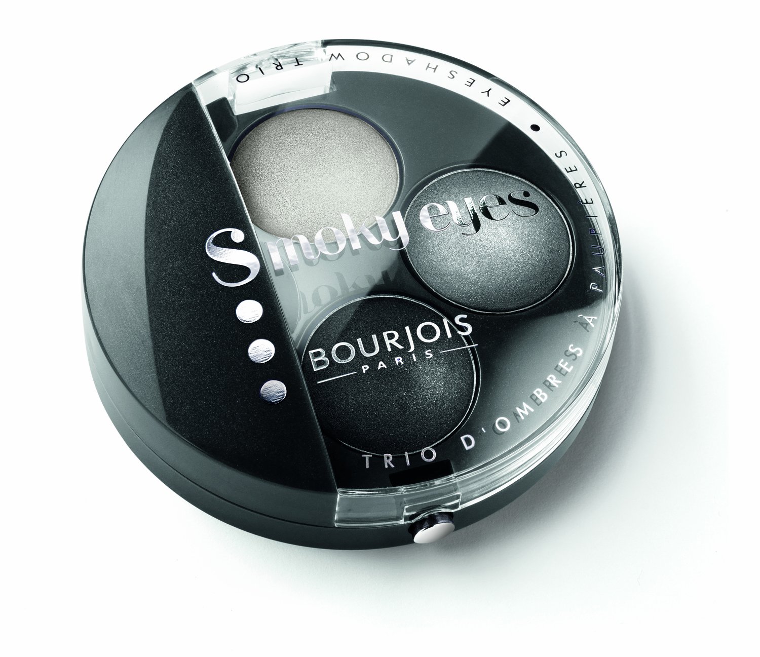 Sombra De Ojos Bourjois Smokey Eyes Trio #01 Gris Dandy 4.5ml - Venta Internacional.