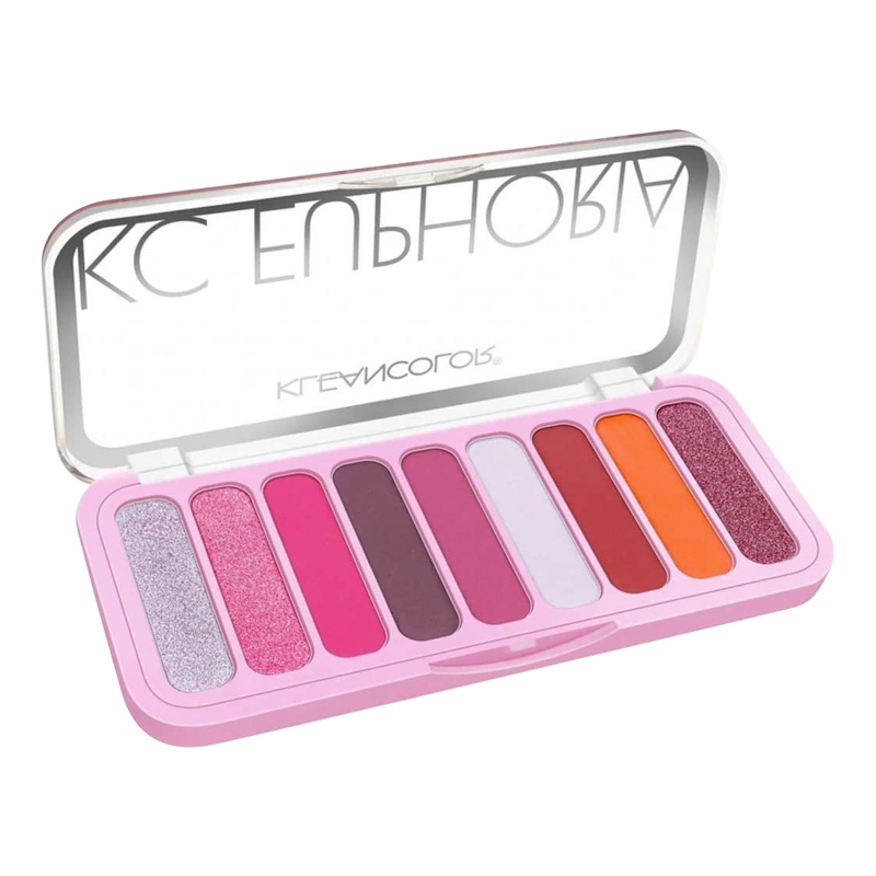 Paleta De Sombras Kleancolor Joy Kc Euphoria Con 9 Tonos 9,9 G - Venta Internacional.