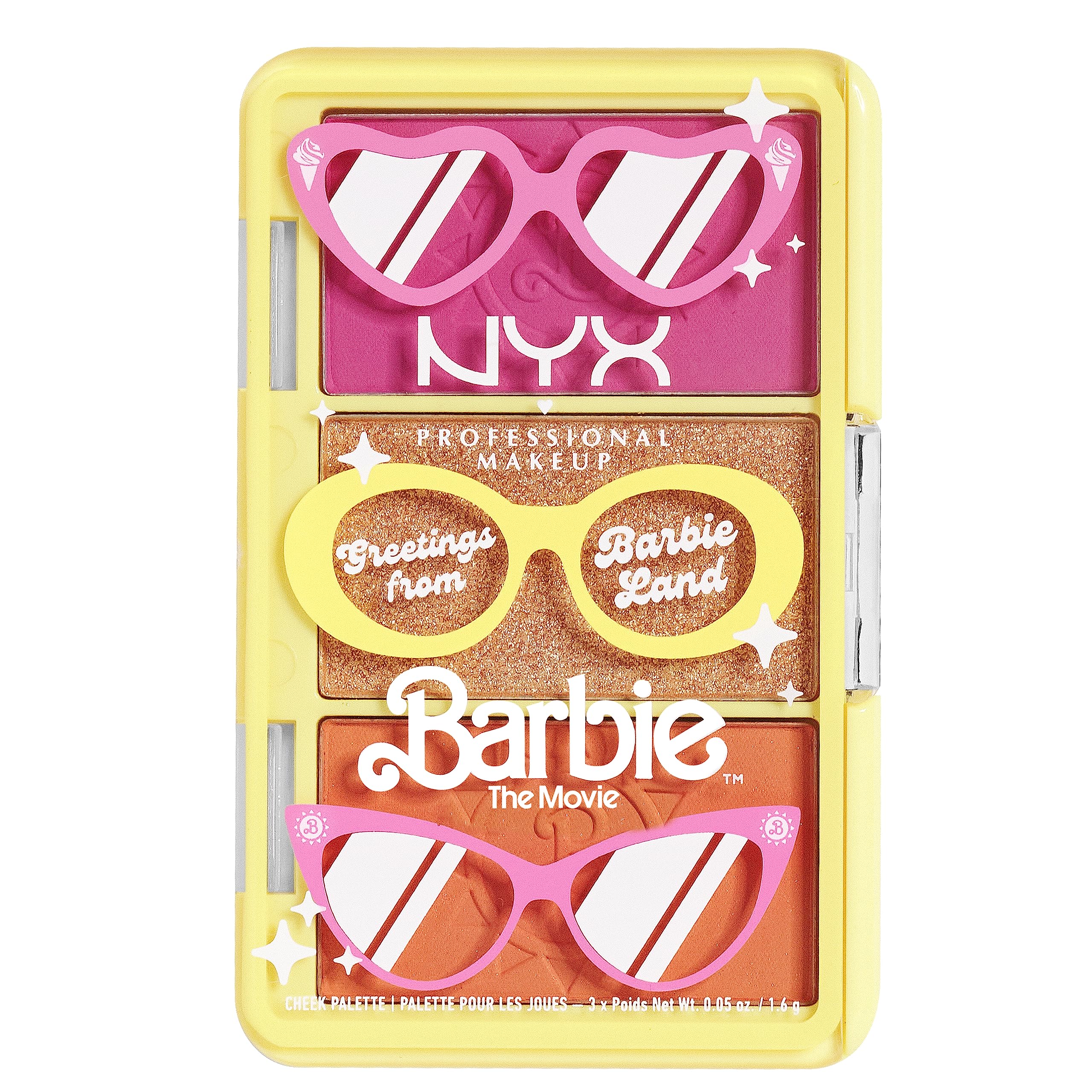 Paleta De Mejillas Nyx Professional Makeup Barbie Greeting Barbie - Venta Internacional.