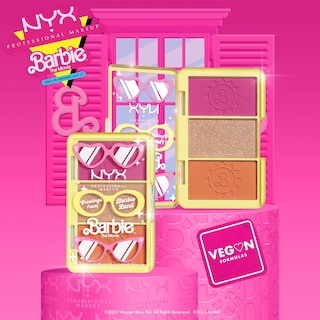Foto 2 | Paleta De Mejillas Nyx Professional Makeup Barbie Greeting Barbie - Venta Internacional.