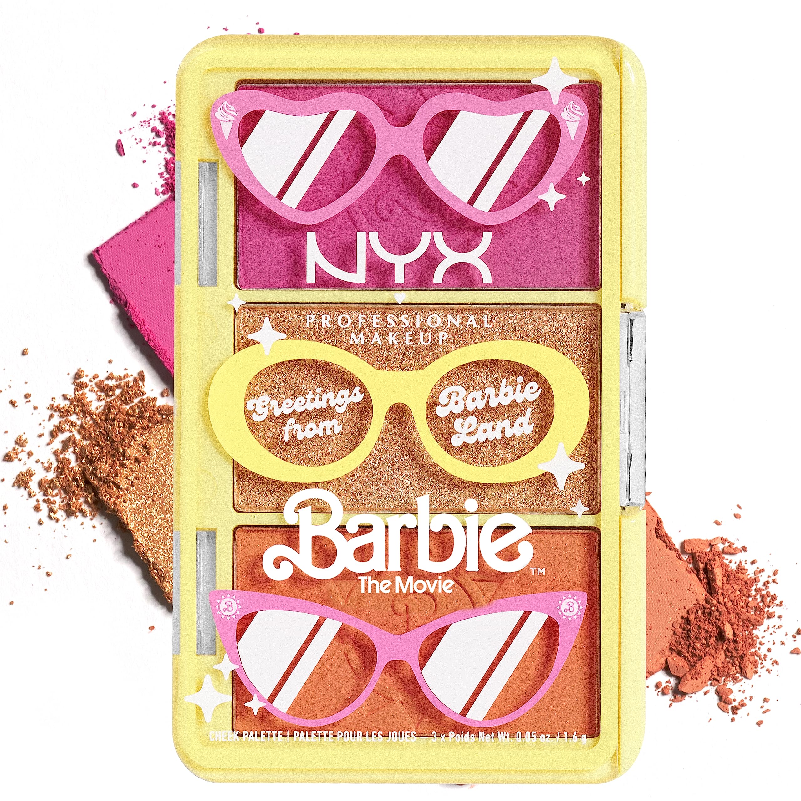 Foto 4 pulgar | Paleta De Mejillas Nyx Professional Makeup Barbie Greeting Barbie - Venta Internacional.