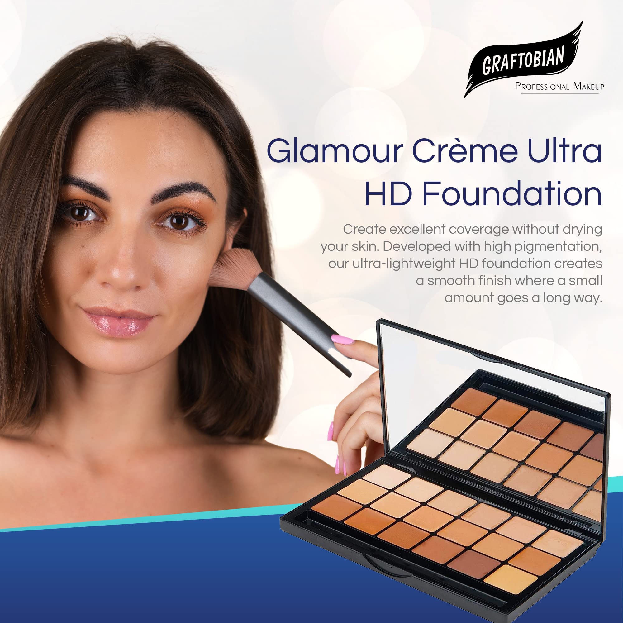 Foto 6 pulgar | Paleta De Base Makeup Graftobian Hd Glamour Creme - Venta Internacional.