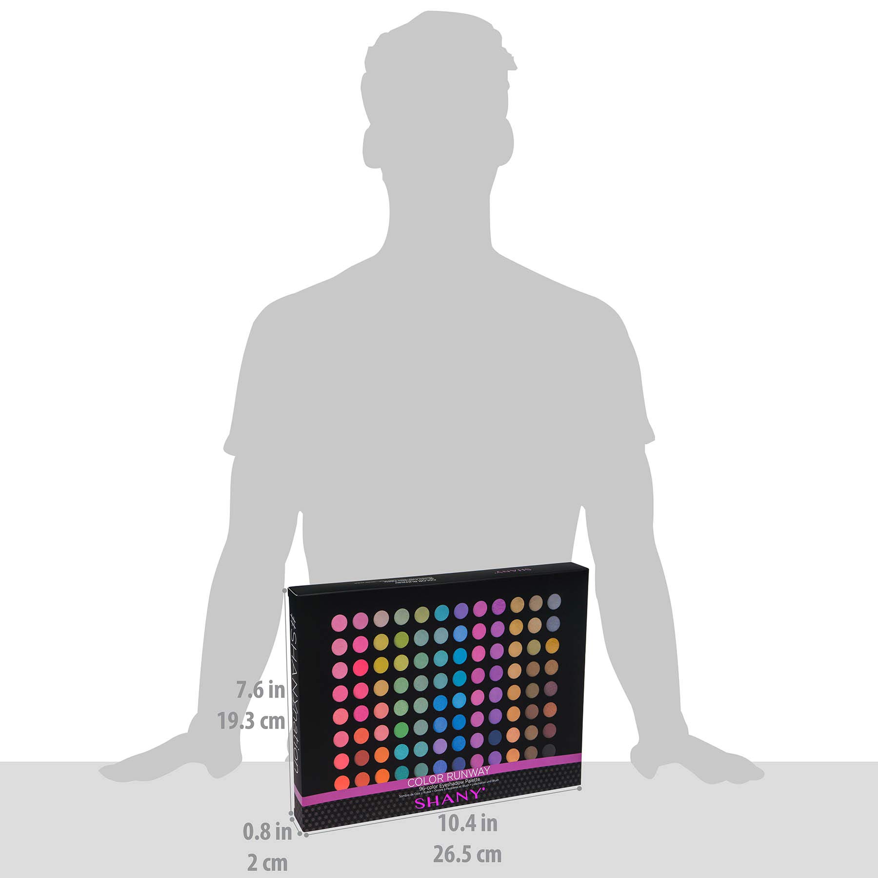 Foto 4 | Paleta De Sombras De Ojos Shany 96 Color Runway Altamente Pigmentada - Venta Internacional.