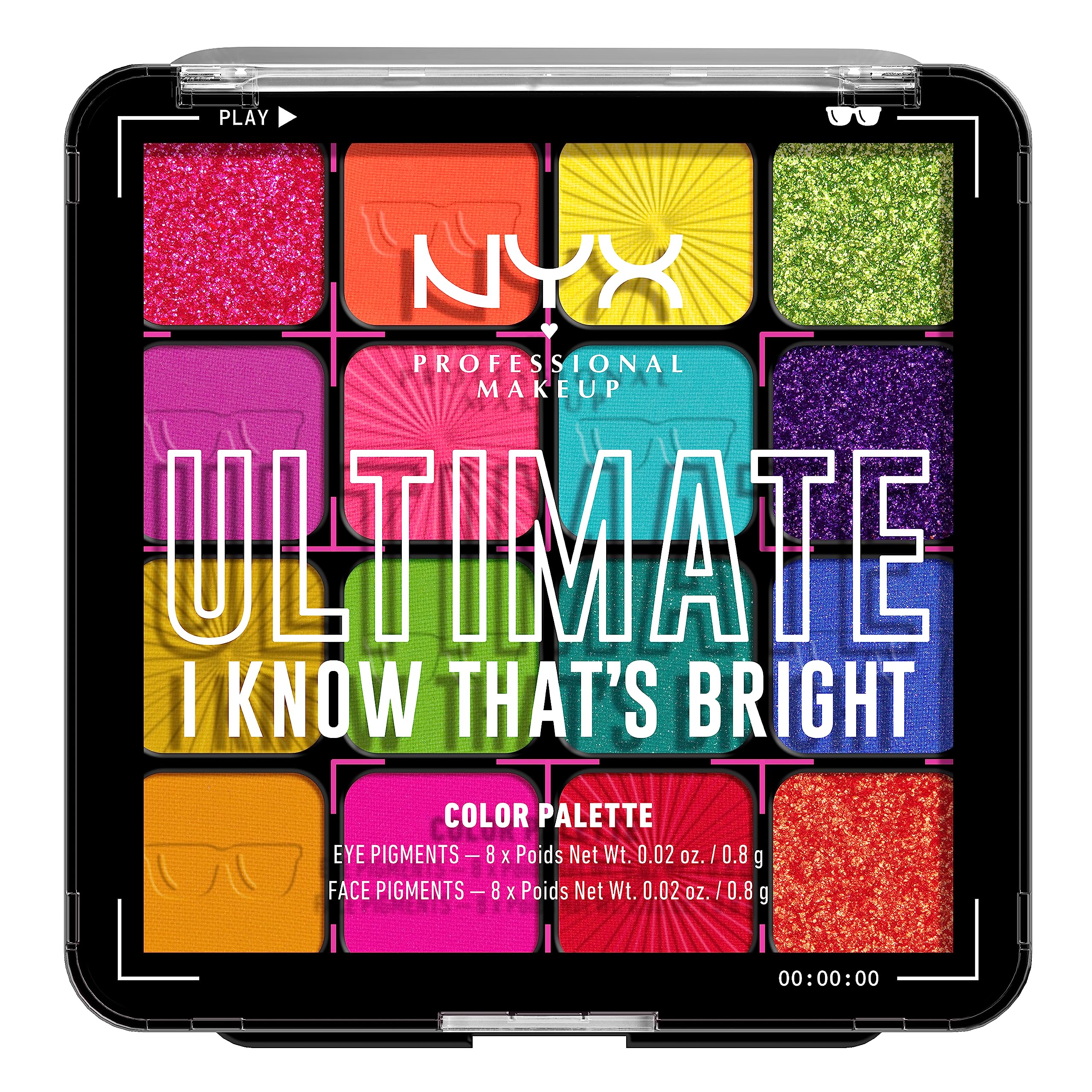 Foto 1 | Paleta De Sombras De Ojos Nyx Professional Makeup Ultimate Utopia - Venta Internacional.