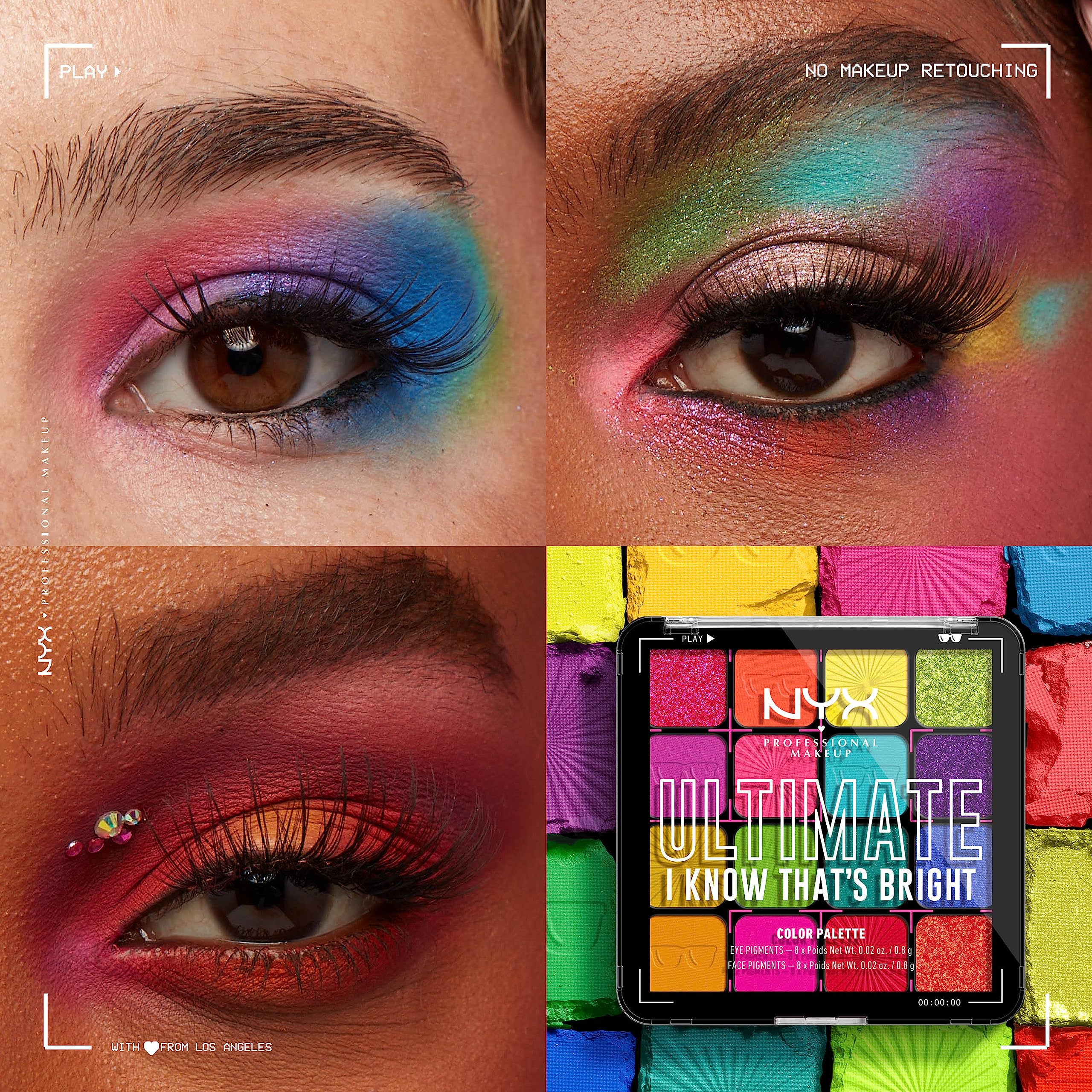 Foto 5 pulgar | Paleta De Sombras De Ojos Nyx Professional Makeup Ultimate Utopia - Venta Internacional.