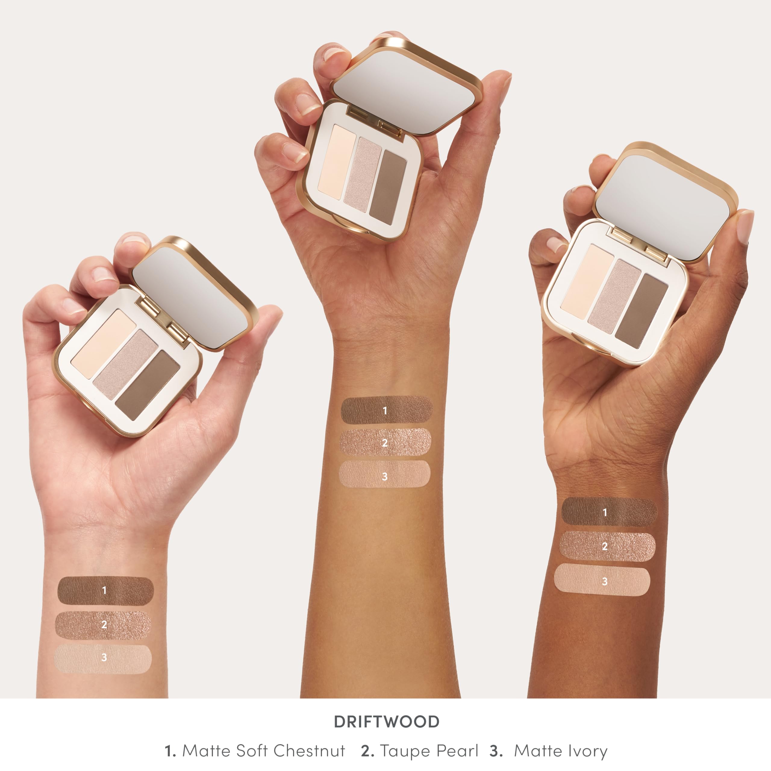Foto 5 | Sombra De Ojos Jane Iredale Purepressed Triple Driftwood - Venta Internacional.
