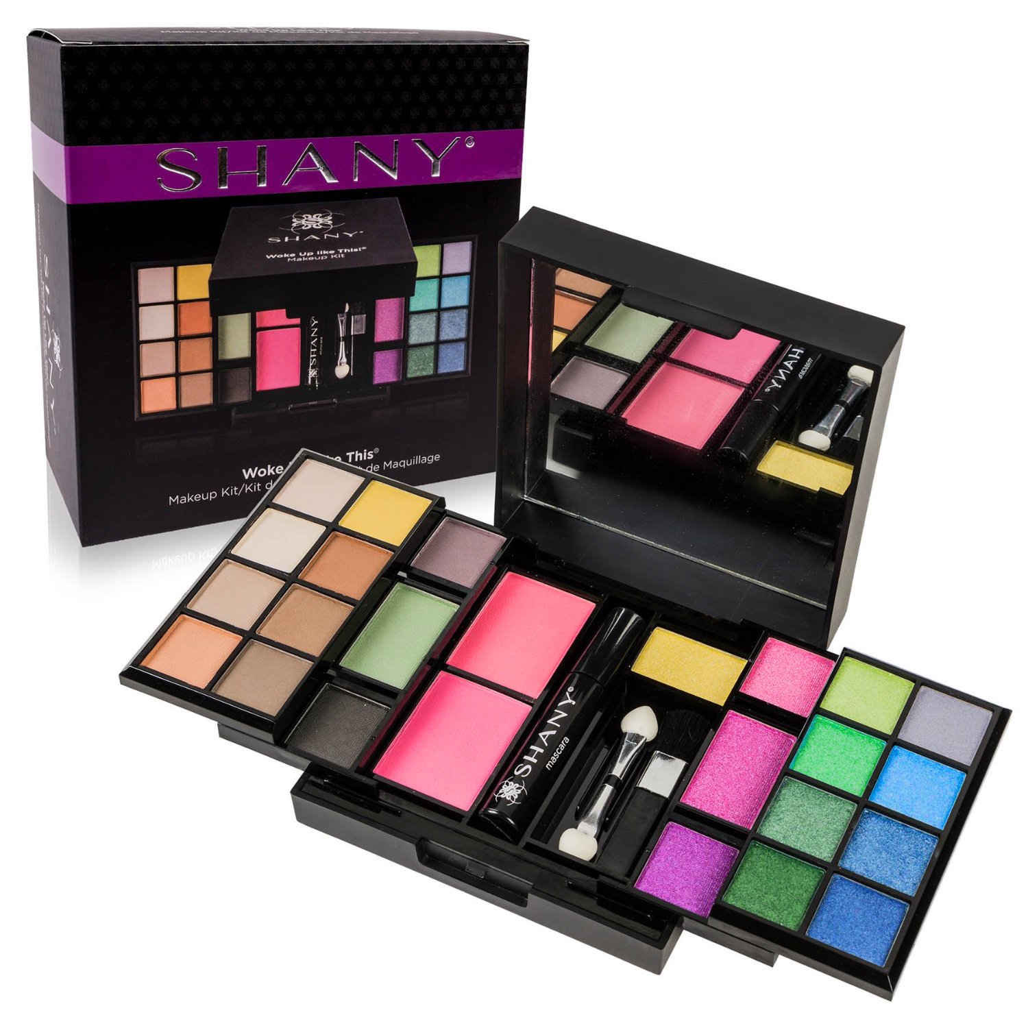 Kit De Maquillaje Shany «woke Up Like This» Con Sombras De Ojos Y Coloretes - Venta Internacional.