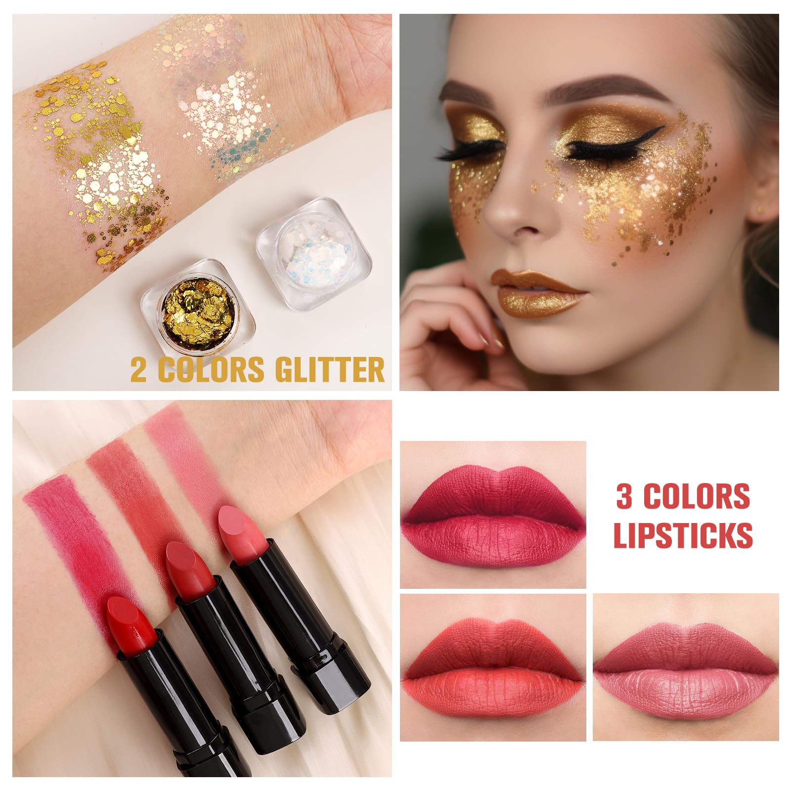 Foto 6 pulgar | Kit De Maquillaje Morneca Professional 60 Colores Con Espejo Para Mujer - Venta Internacional.