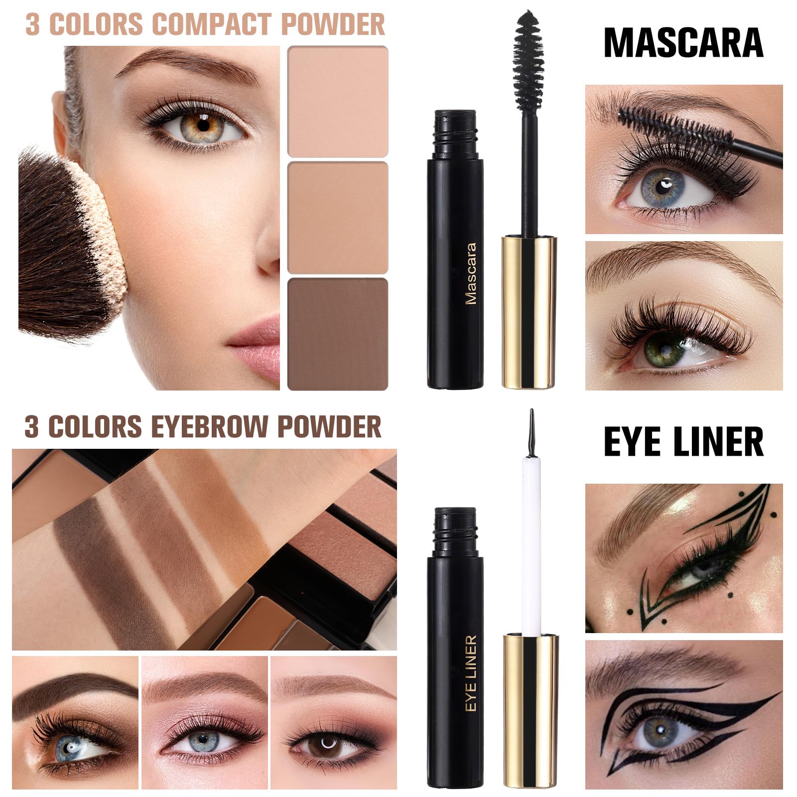 Foto 7 pulgar | Kit De Maquillaje Morneca Professional 60 Colores Con Espejo Para Mujer - Venta Internacional.