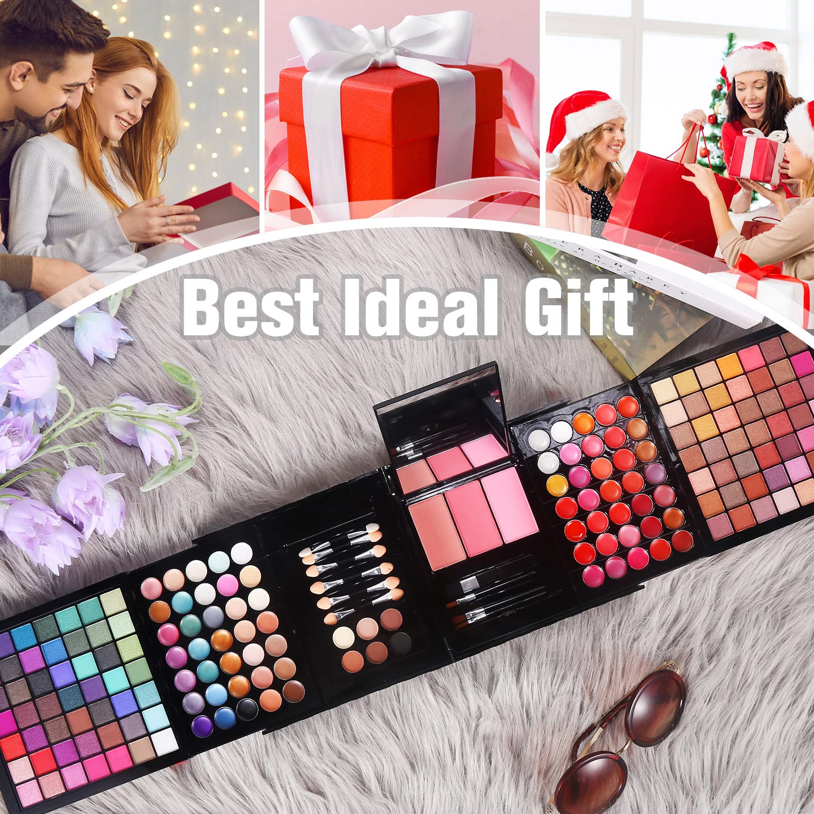 Foto 8 pulgar | Kit De Maquillaje Morneca 177 Colores Con Espejo Para Mujeres Y Niñas - Venta Internacional.