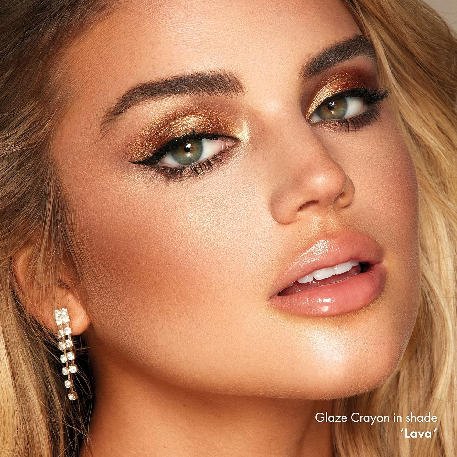 Foto 4 pulgar | Sombra De Ojos Iconic London Glaze Crayon Lava, 27 Ml, Vegana - Venta Internacional.