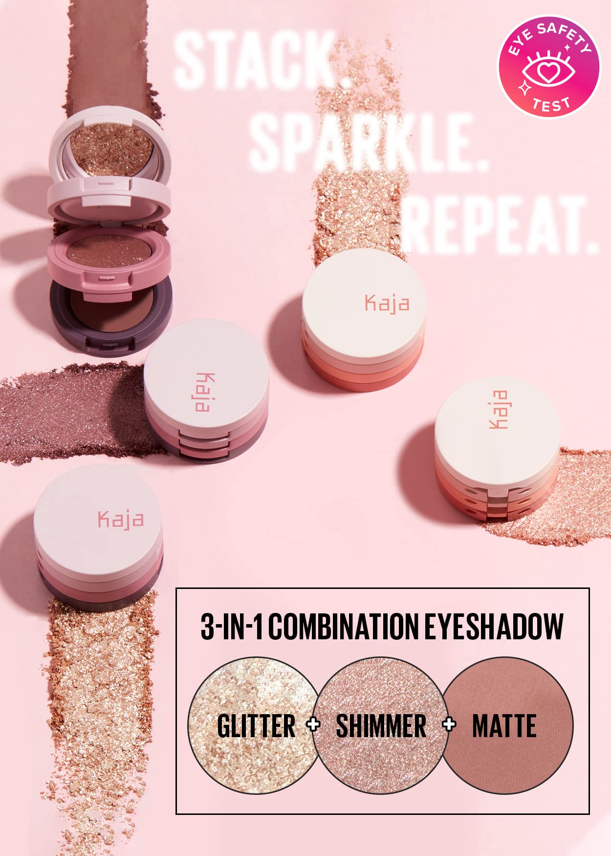 Foto 4 pulgar | Trío De Sombras De Ojos Kaja Eye Bento Collection 17 Mauve Bouquet - Venta Internacional.