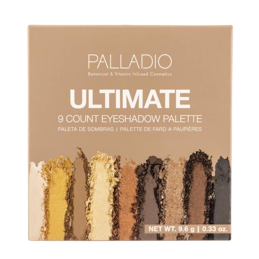 Foto 6 pulgar | Paleta De Sombras De Ojos Palladio Ultimate, 9 Unidades, Golden Sands - Venta Internacional.