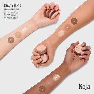Foto 2 | Paleta De Sombras De Ojos Kaja Beauty Bento 08 Chocolate Dahlia - Venta Internacional.