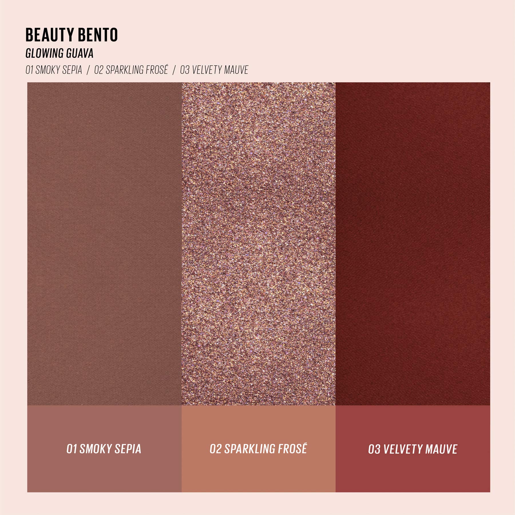 Foto 4 pulgar | Paleta De Sombras De Ojos Kaja Beauty Bento 07 Glowing Guava 0.9 Ml - Venta Internacional.