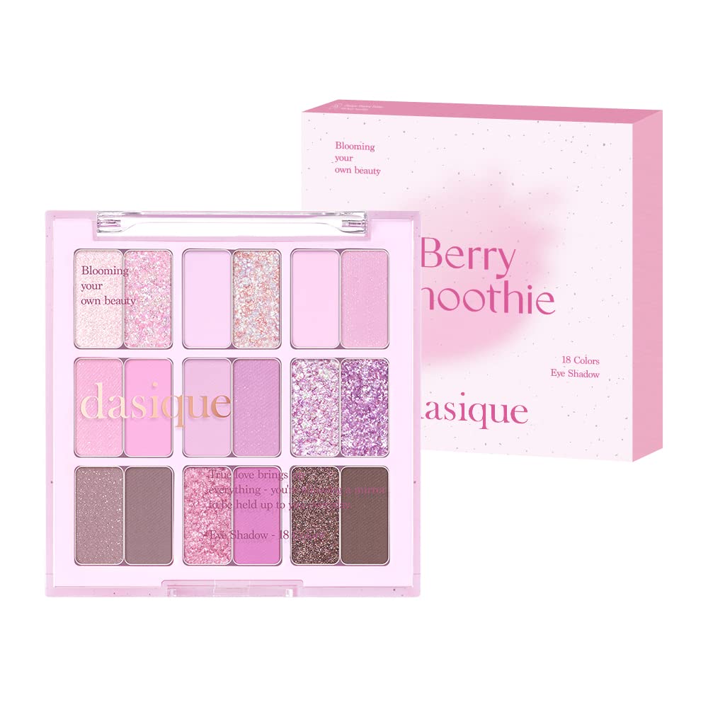 Shadow Palette Dasique Berry Smoothie #18, Vegano Y Libre De Crueldad Animal - Venta Internacional.