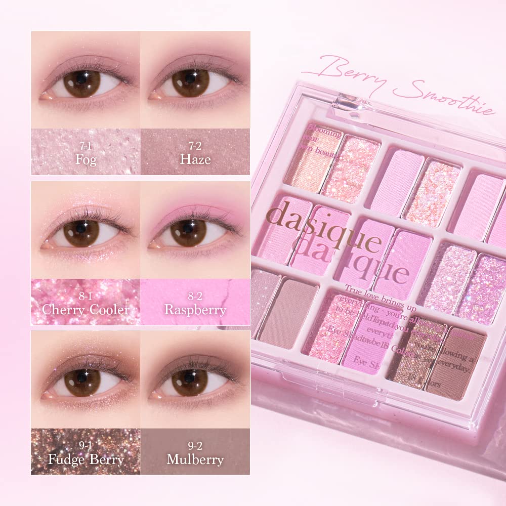Foto 8 pulgar | Shadow Palette Dasique Berry Smoothie #18, Vegano Y Libre De Crueldad Animal - Venta Internacional.