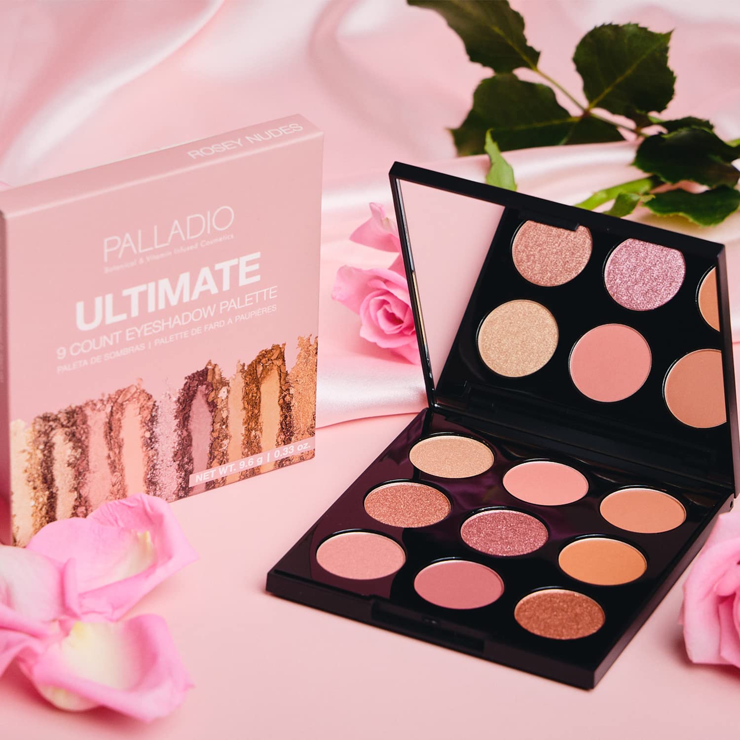 Foto 4 pulgar | Paleta De Sombras De Ojos Palladio Ultimate Rosey Nudes De 9 Unidades - Venta Internacional.