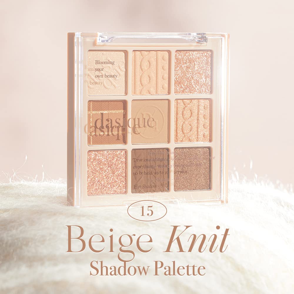 Foto 3 pulgar | Paleta De Sombras De Ojos Dasique Shadow #15 Beige Knit Vegan - Venta Internacional.