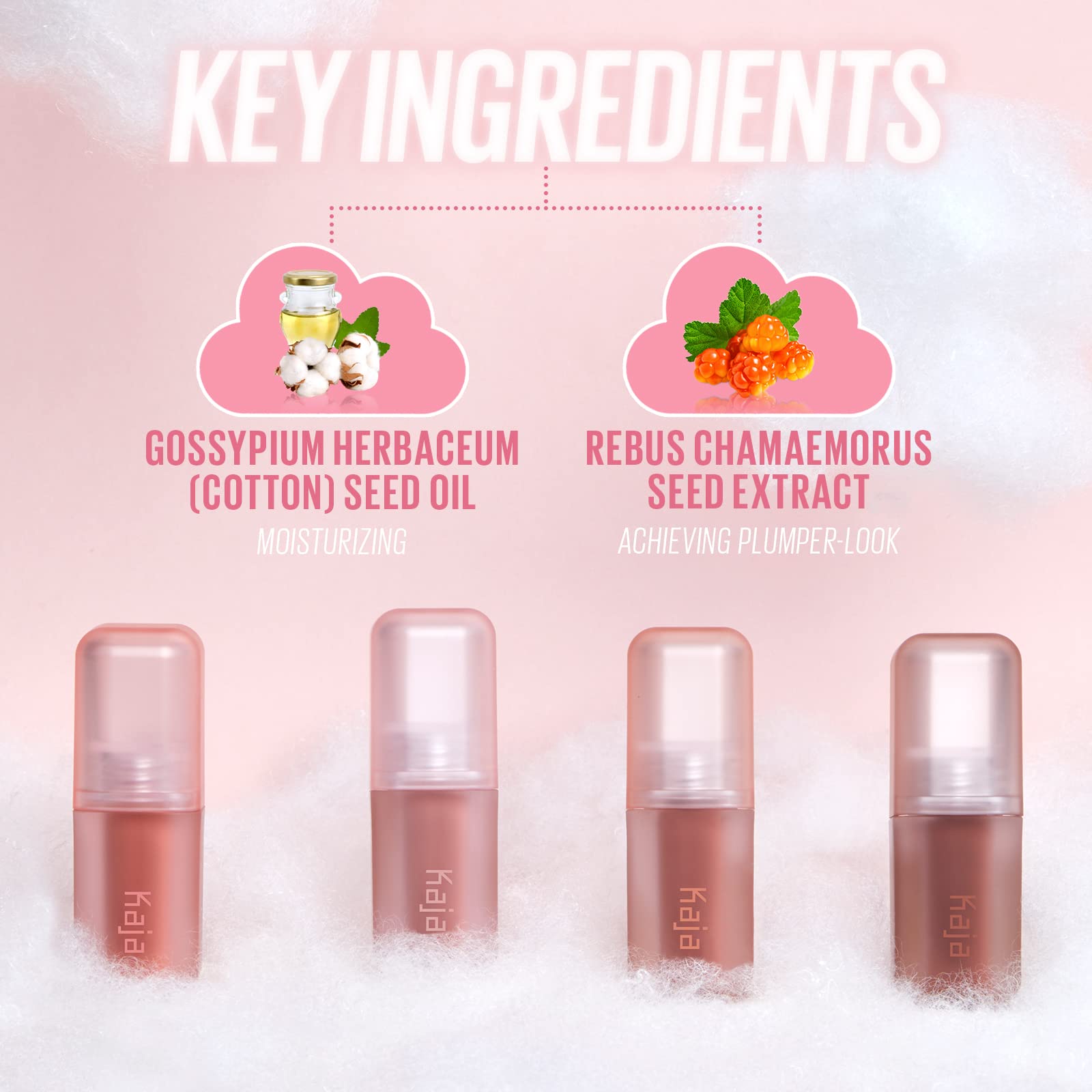 Foto 5 | Sombra De Ojos Líquida Y Colorete Kaja Whipped Dream 03 Rose Macaron - Venta Internacional.