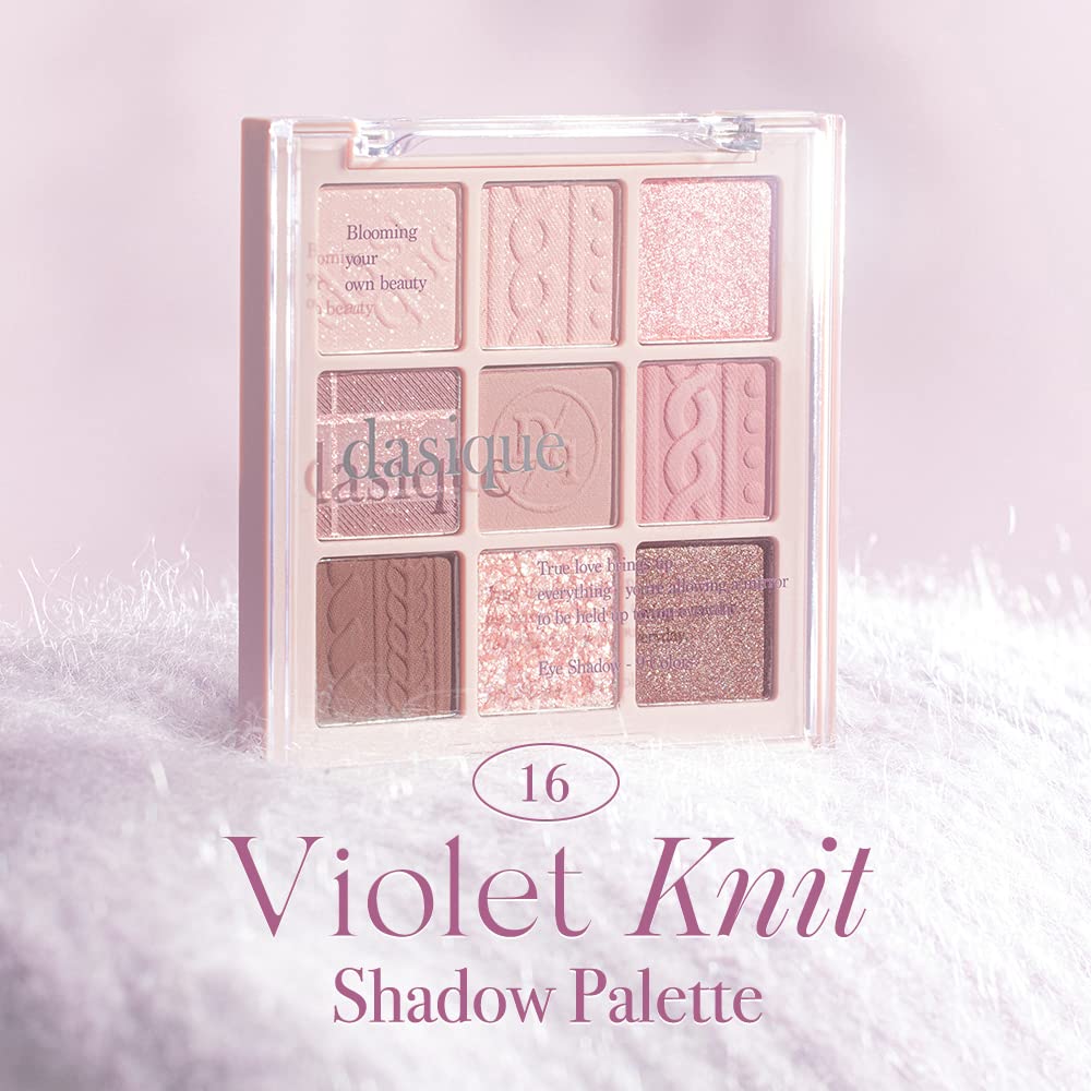 Foto 4 pulgar | Paleta De Sombras De Ojos Dasique Shadow Palette #16 Violet Knit - Venta Internacional.