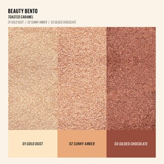 Foto 3 | Trio De Sombras De Ojos Kaja Bouncy Gilded Bronze Tones 0.9 Ml Travel - Venta Internacional.