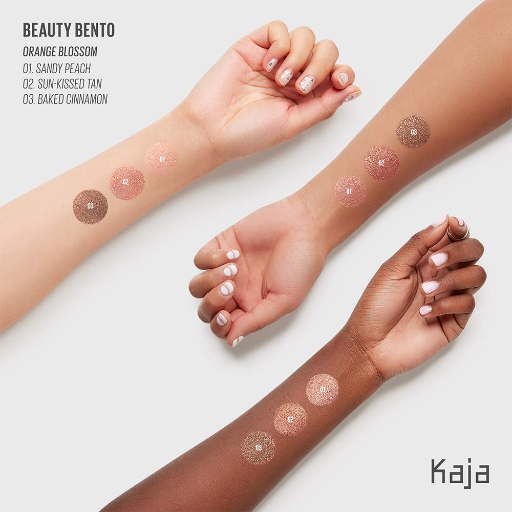 Foto 3 pulgar | Trio De Sombras De Ojos Kaja Beauty Bento Collection Peach Orange - Venta Internacional.