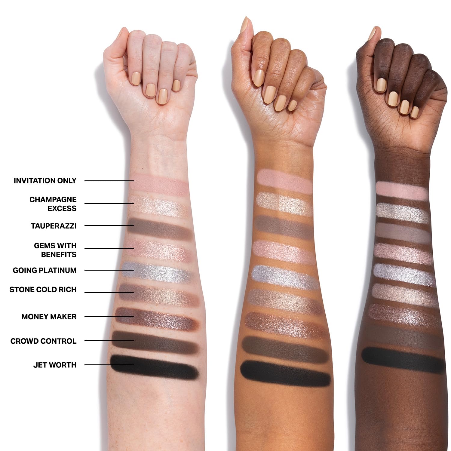 Foto 3 pulgar | Paleta De Sombras De Ojos Morphe Rich & Foiled Artistry Going Platinum - Venta Internacional.