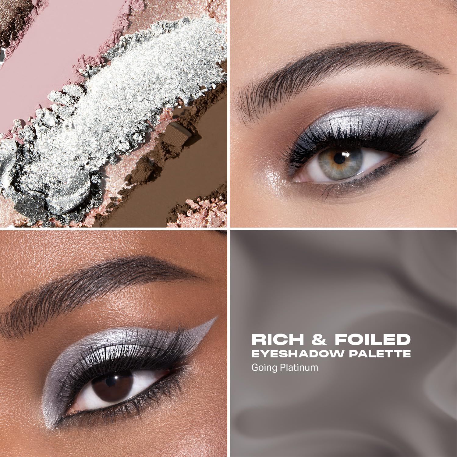 Foto 6 pulgar | Paleta De Sombras De Ojos Morphe Rich & Foiled Artistry Going Platinum - Venta Internacional.